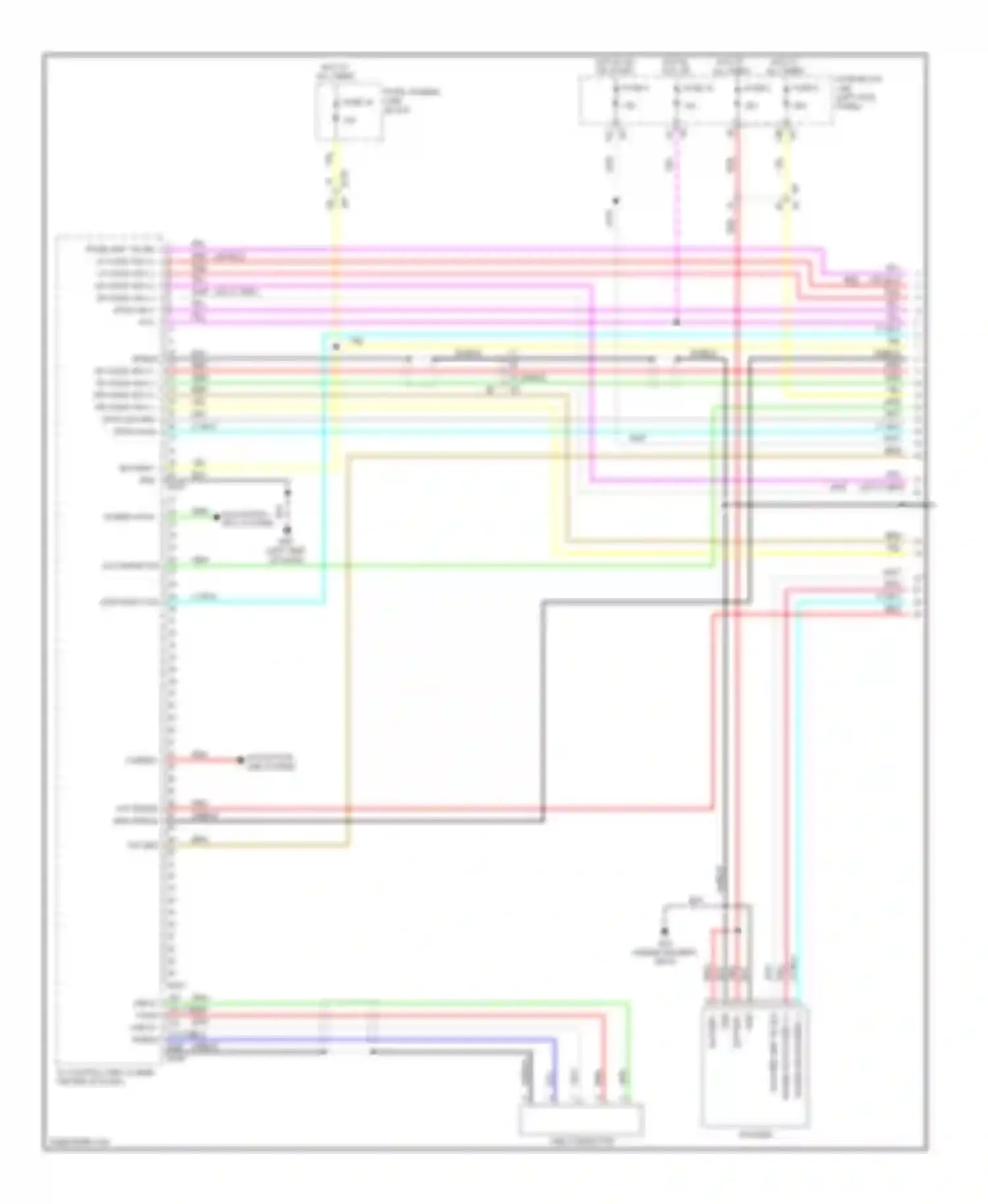 GT-R Nissan I facelift (2010-2014): Radio circuit, bose (1 of 3)