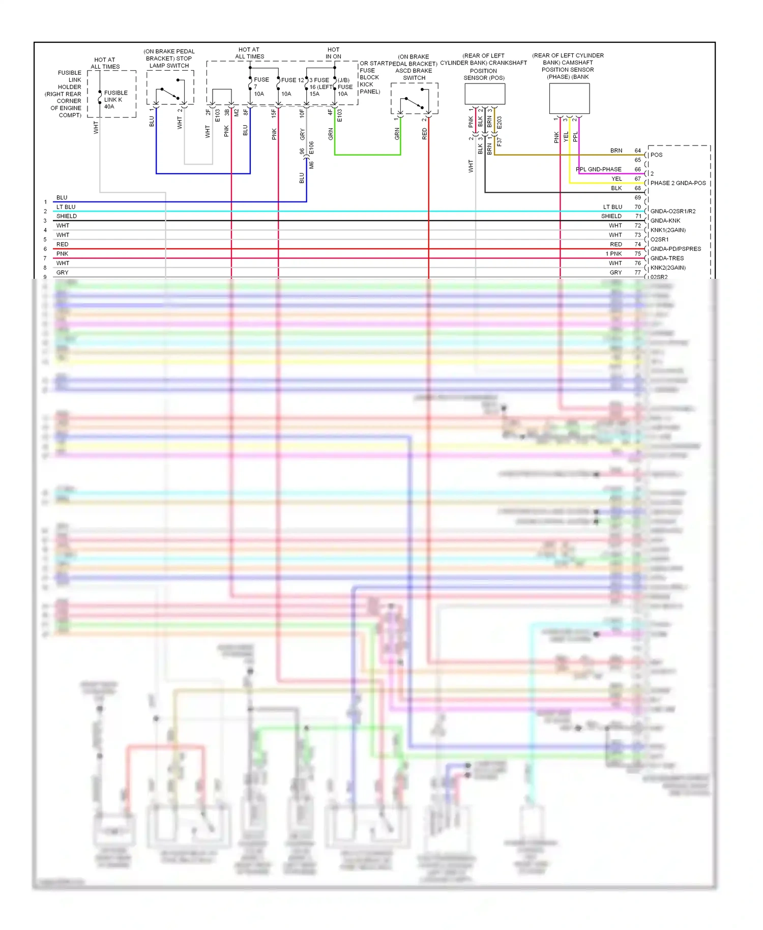 Wiring diagram computer data lines system cruise control system for Nissan GT-R I facelift (2010-2014) (1 of 1)