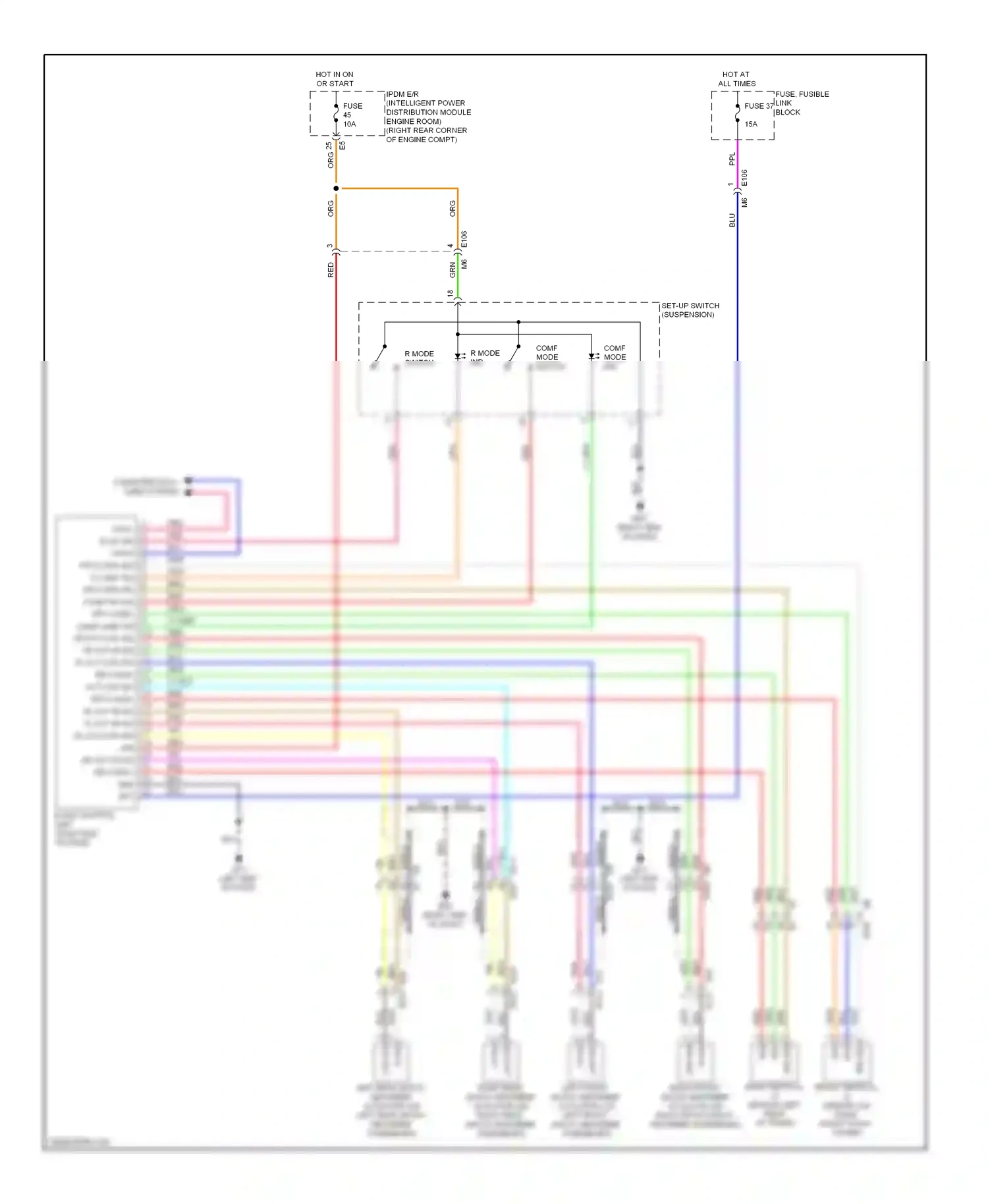 Wiring diagram computer data lines system for Nissan GT-R I facelift (2010-2014) (12 of 42)