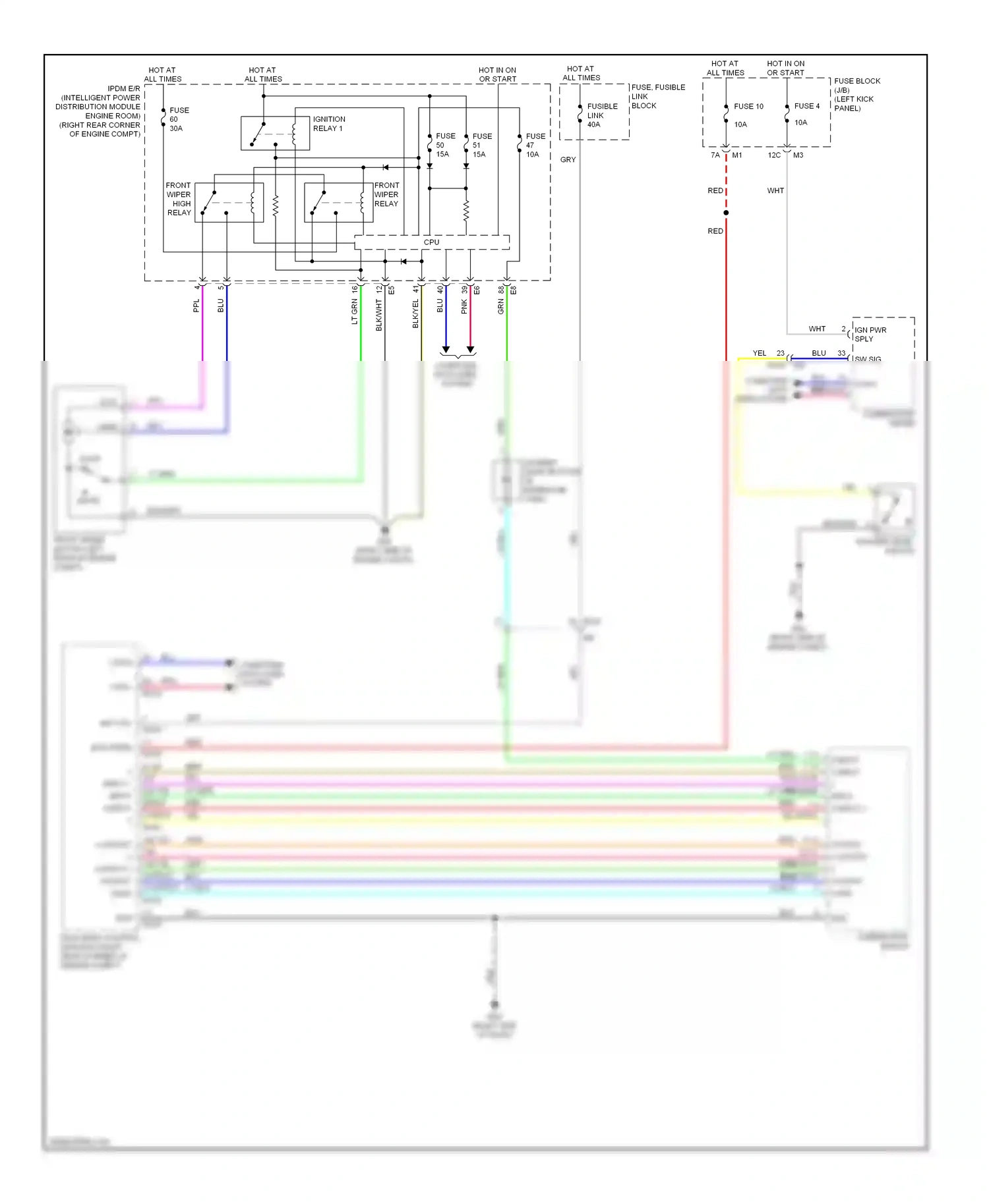 Wiring diagram computer data lines system for Nissan GT-R I facelift (2010-2014) (42 of 42)
