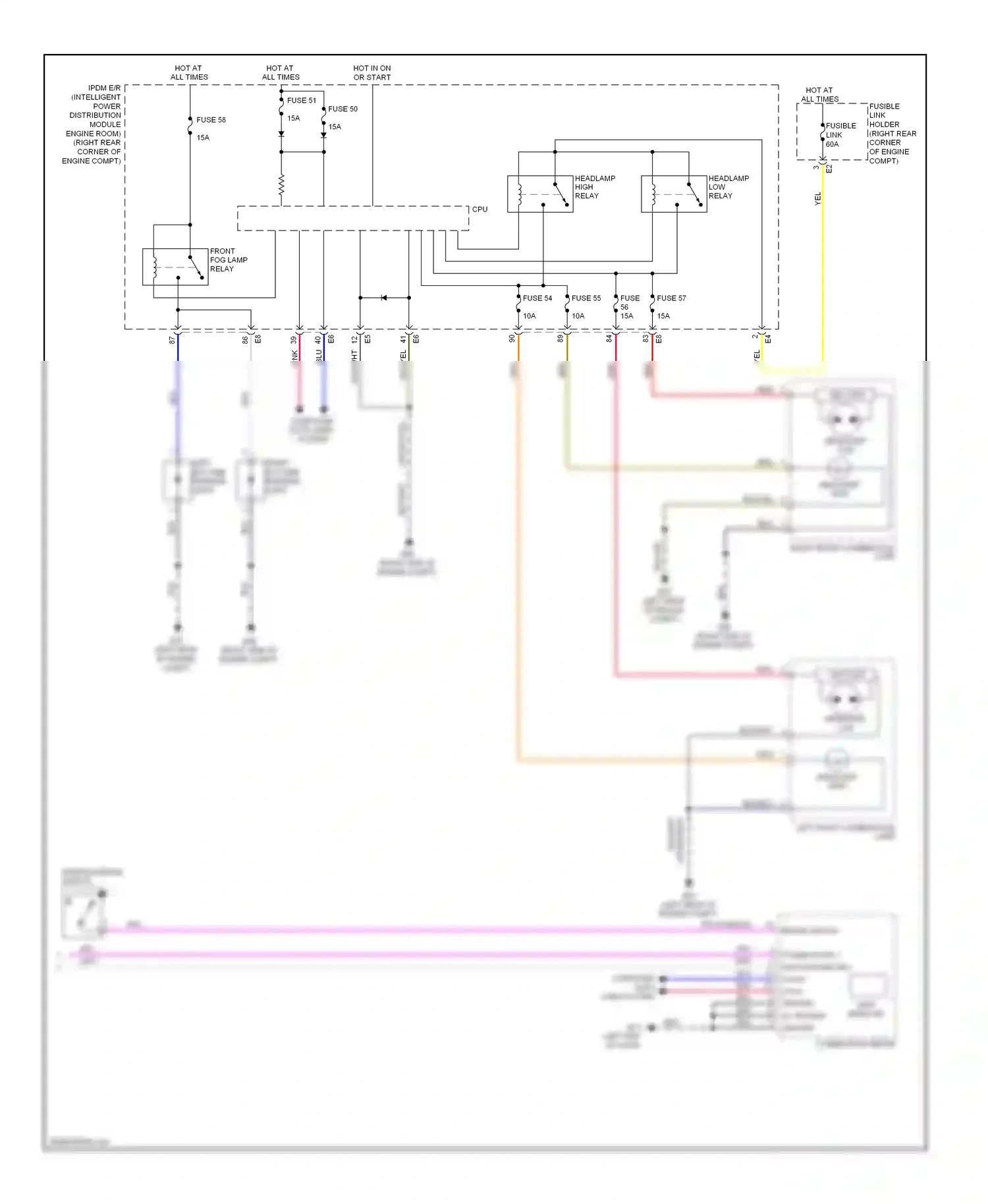 Wiring diagram computer data lines system for Nissan GT-R I facelift (2010-2014) (16 of 42)