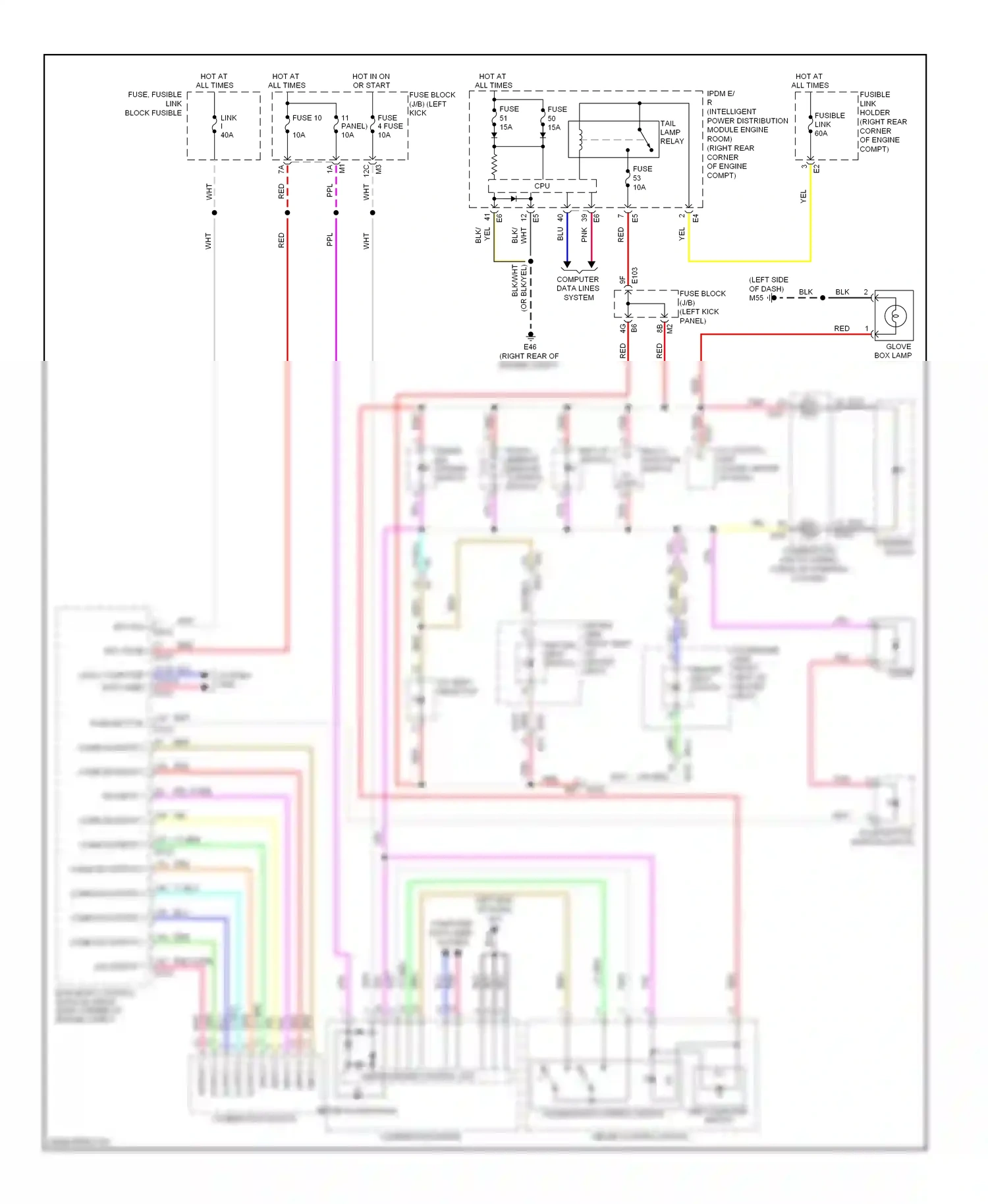 Wiring diagram input 4 for Nissan GT-R I facelift (2010-2014) (1 of 1)