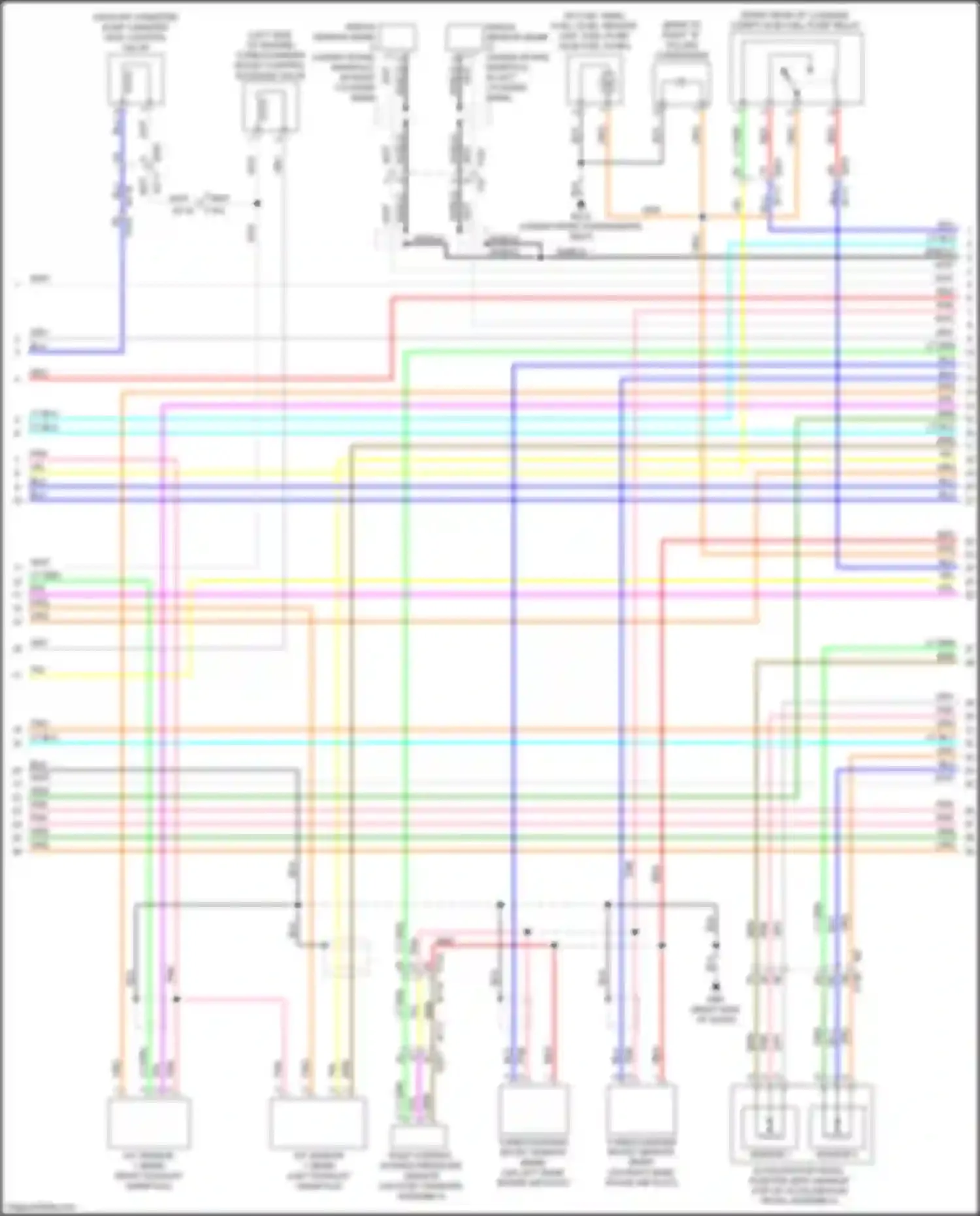 GT-R Nissan I facelift 2 (2014-2016): Wiring diagram engine performance 3.8l turbo (4 of 5)