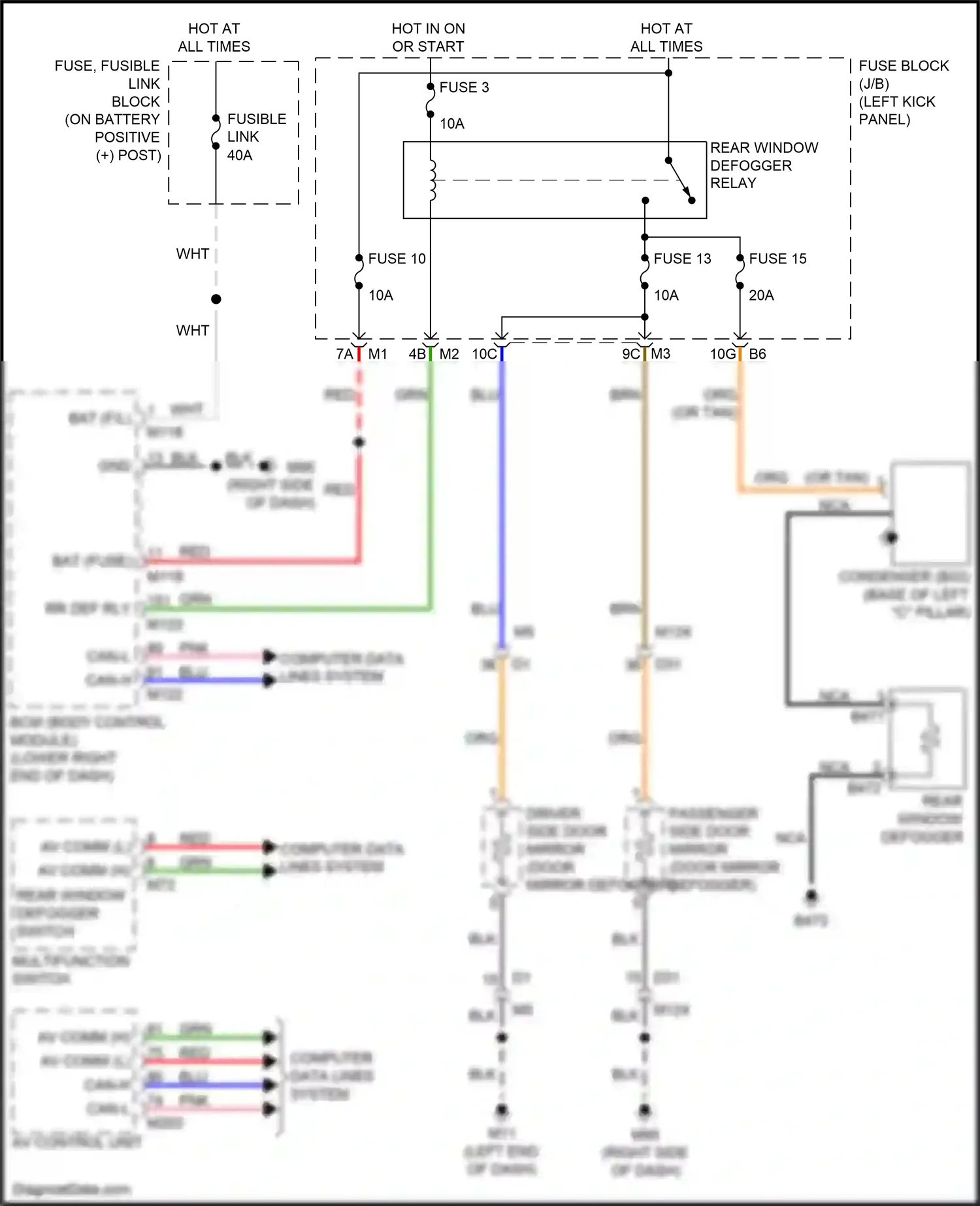 Wiring diagram computer data lines system for Nissan GT-R I facelift 2 (2014-2016) (35 of 49)