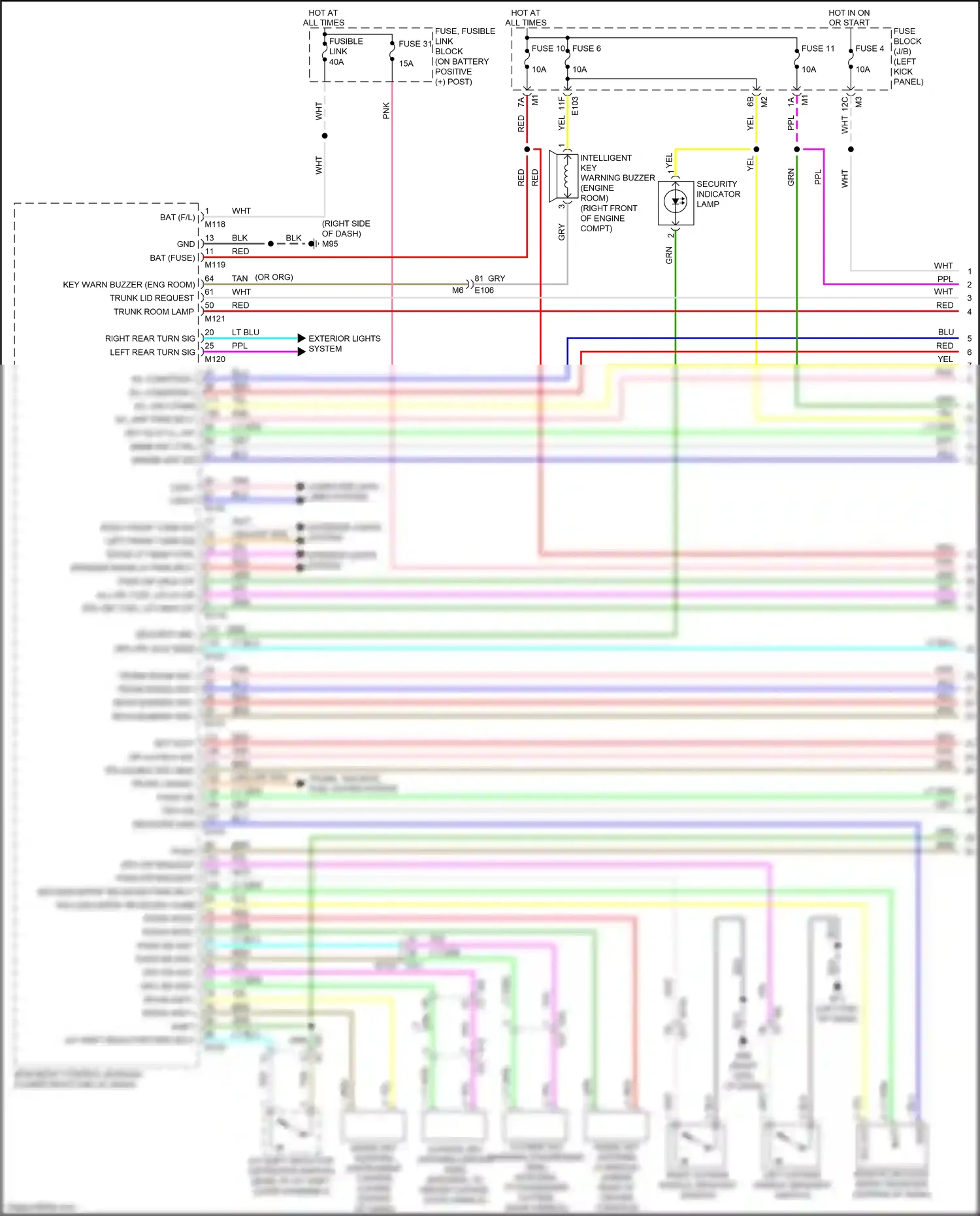 Wiring diagram computer data lines system for Nissan GT-R I facelift 2 (2014-2016) (31 of 49)