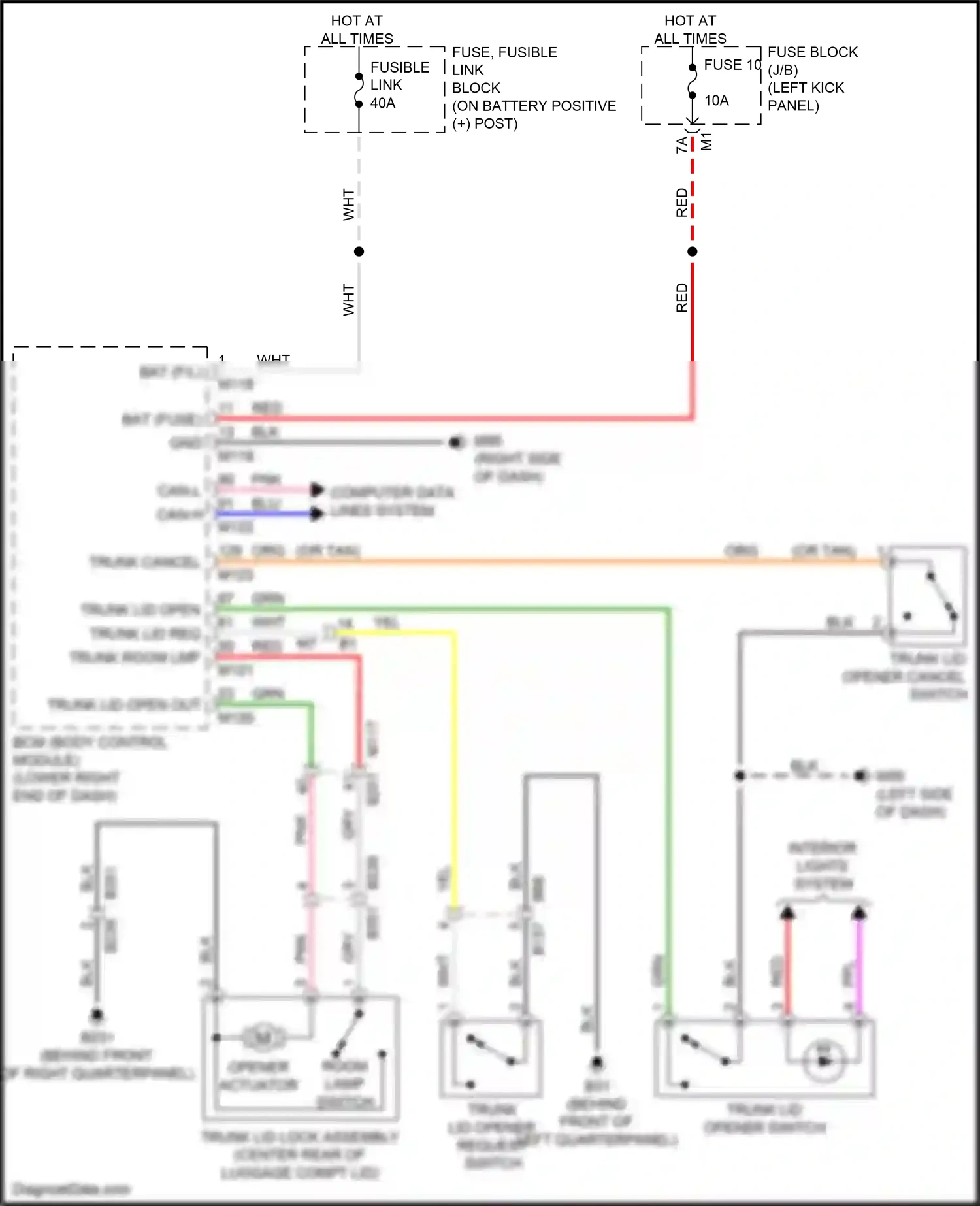 Wiring diagram computer data lines system for Nissan GT-R I facelift 2 (2014-2016) (46 of 49)
