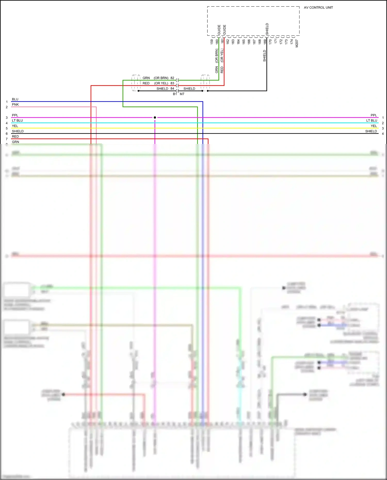 Wiring diagram computer data lines system for Nissan GT-R I facelift 2 (2014-2016) (9 of 49)