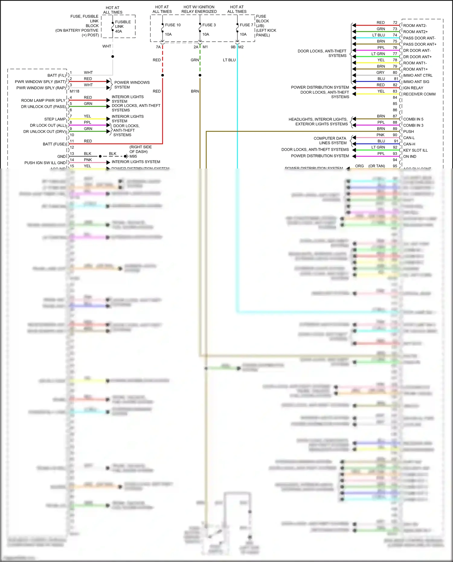 Wiring diagram computer data lines system for Nissan GT-R I facelift 2 (2014-2016) (5 of 49)