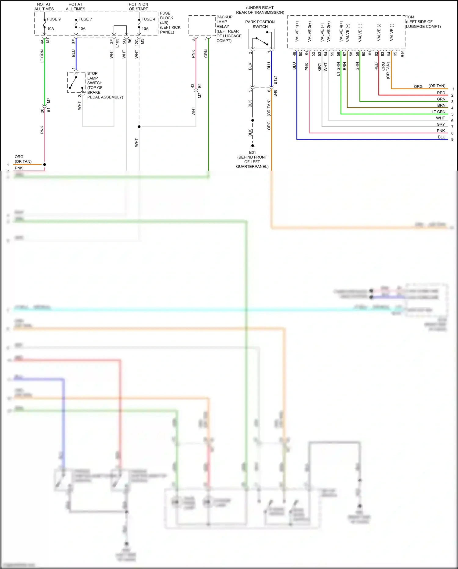 Wiring diagram computer data lines system for Nissan GT-R I facelift 2 (2014-2016) (4 of 49)