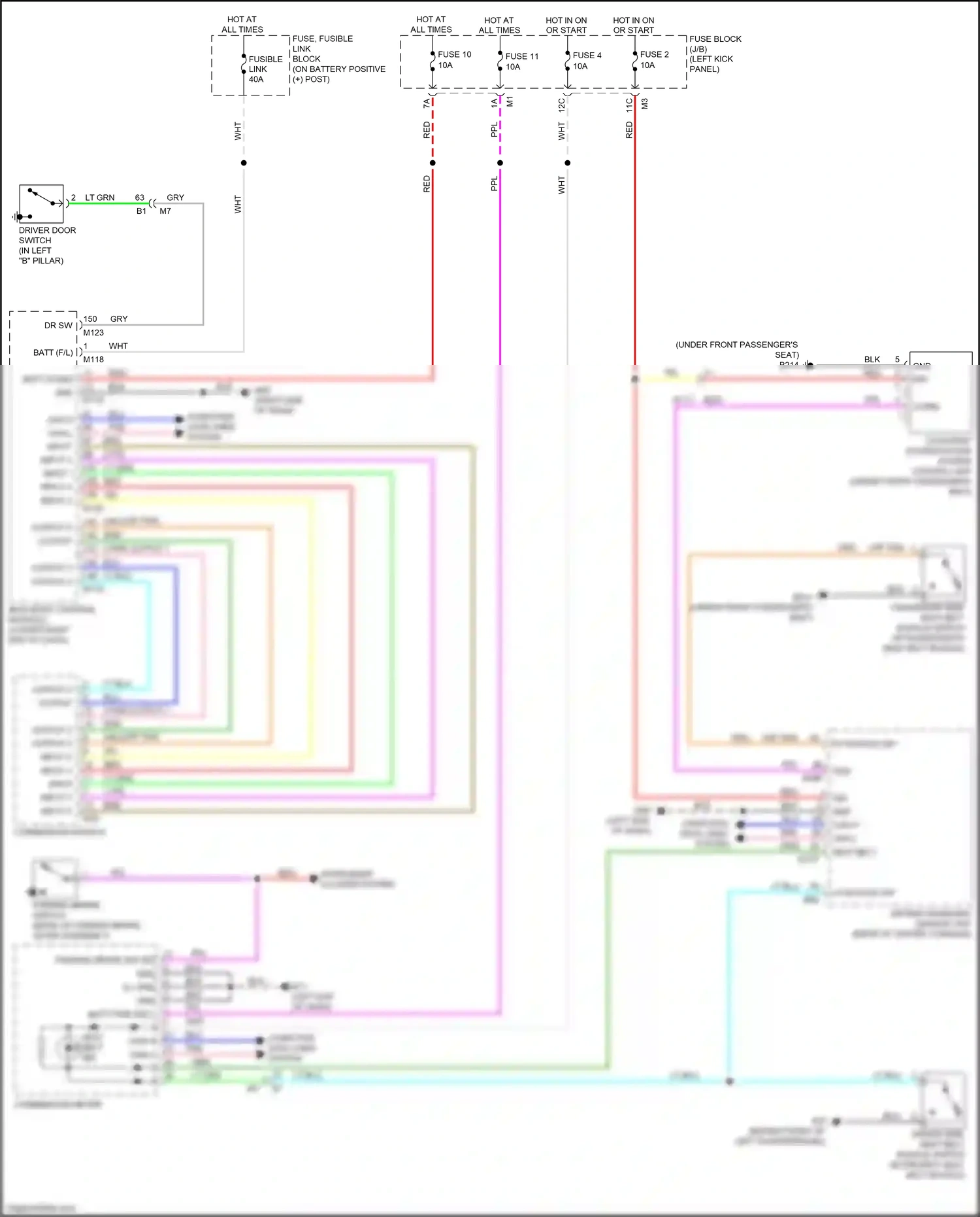Wiring diagram input 1 for Nissan GT-R I facelift 2 (2014-2016) (1 of 1)
