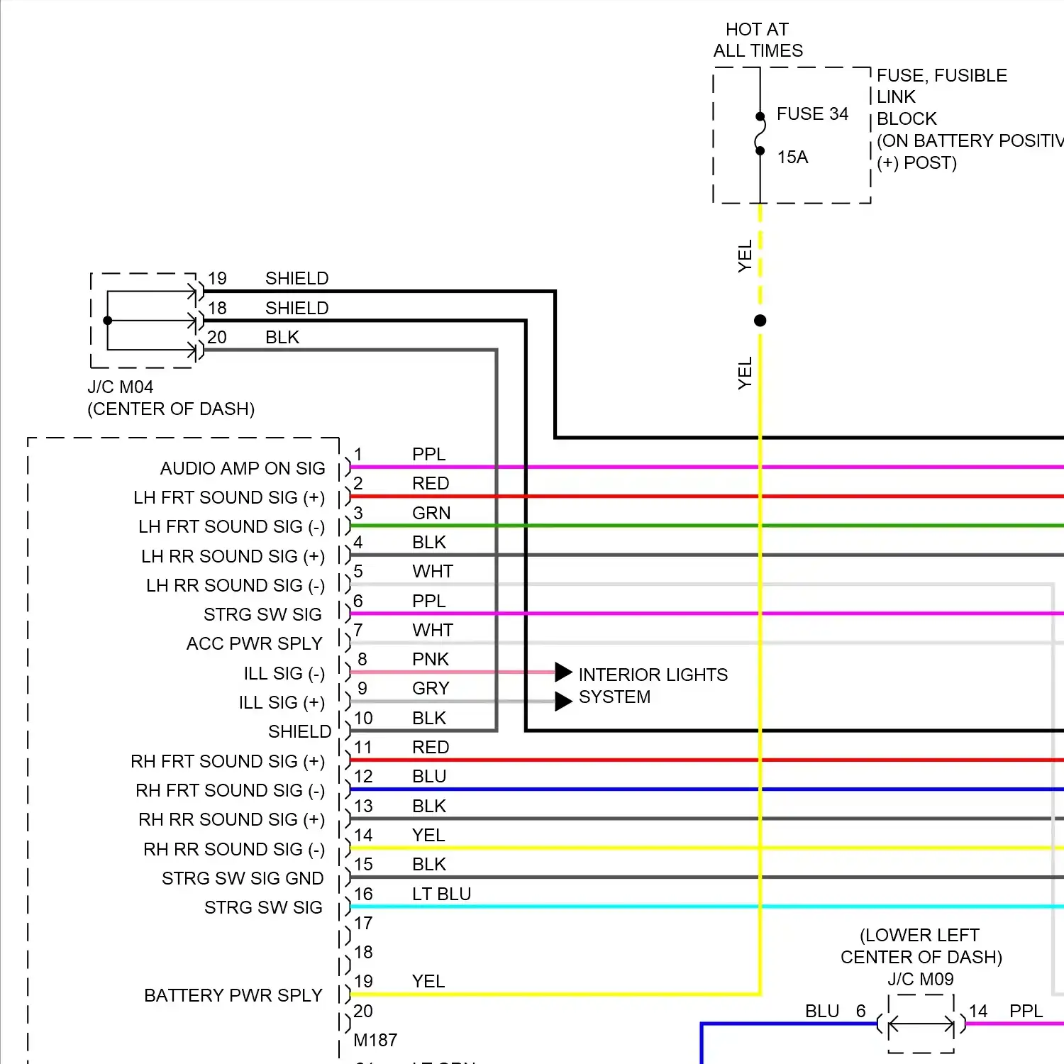 demo - Radio circuit, w/o bose (1 of 3) Radio circuit, w/o bose (1 of 3)