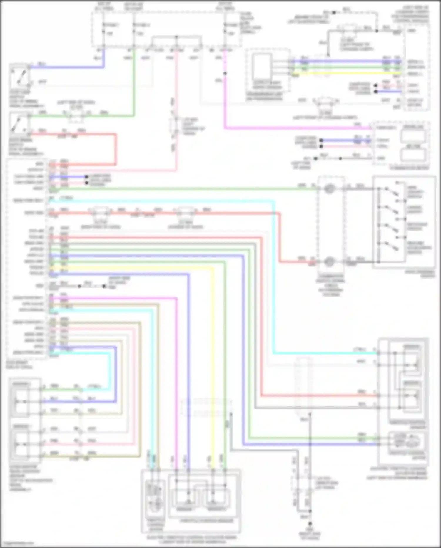 Wiring diagram can comm line for Nissan GT-R I facelift 3 (2016-2020) (4 of 5)