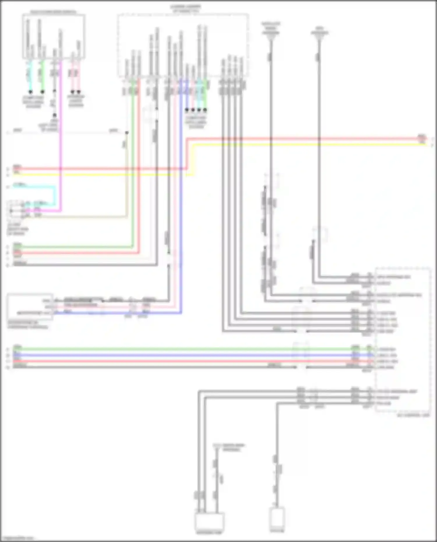 Wiring diagram computer data lines system for Nissan GT-R I facelift 3 (2016-2020) (28 of 51)