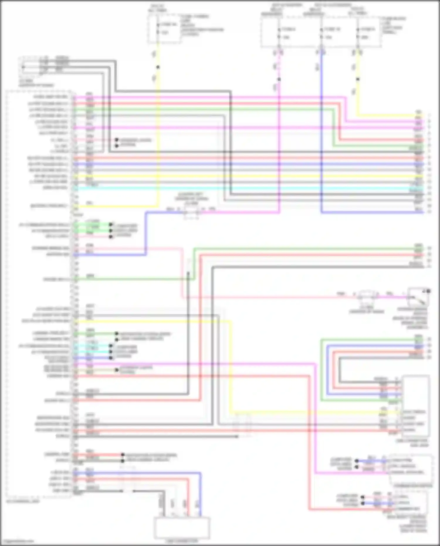 Wiring diagram dimmer sig for Nissan GT-R I facelift 3 (2016-2020) (3 of 5)