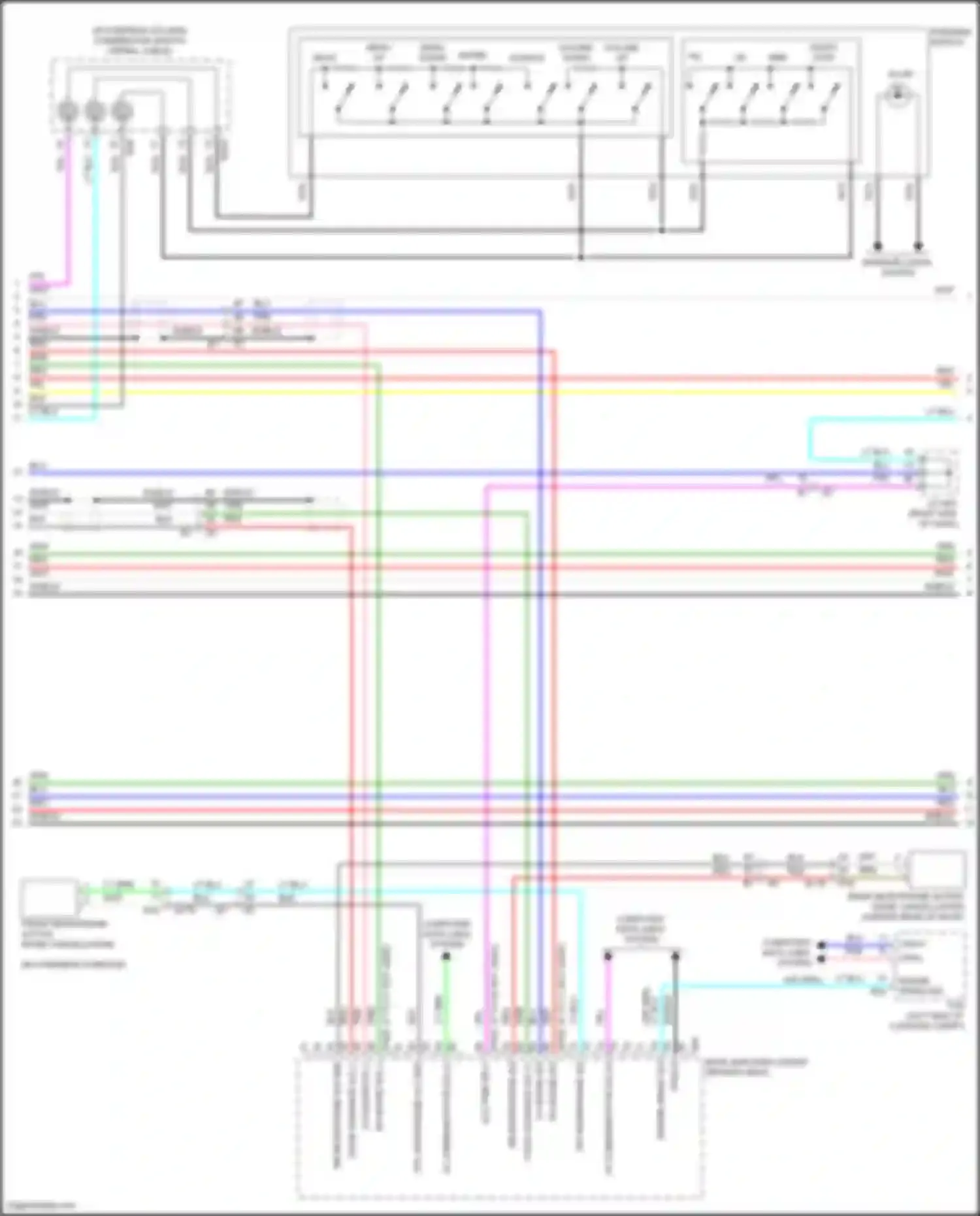 Wiring diagram engine speed sig for Nissan GT-R I facelift 3 (2016-2020) (1 of 2)