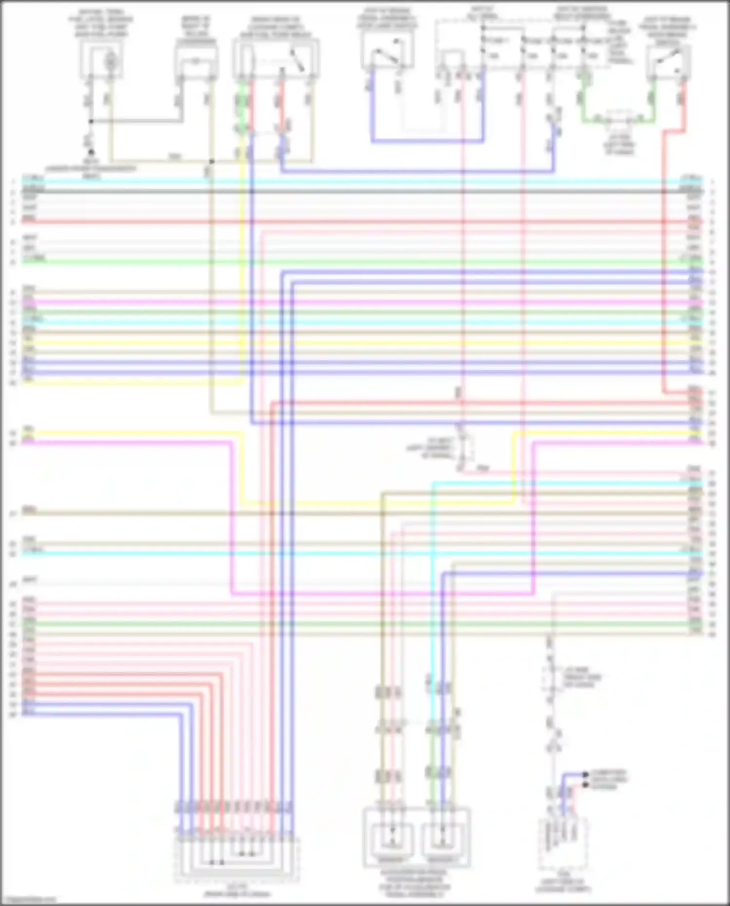 Wiring diagram fuse 3 for Nissan GT-R I facelift 3 (2016-2020) (12 of 12)