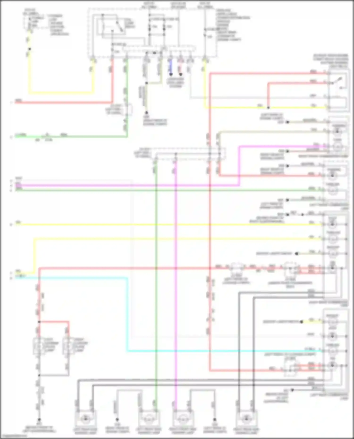 Wiring diagram fuse 53 for Nissan GT-R I facelift 3 (2016-2020) (1 of 3)
