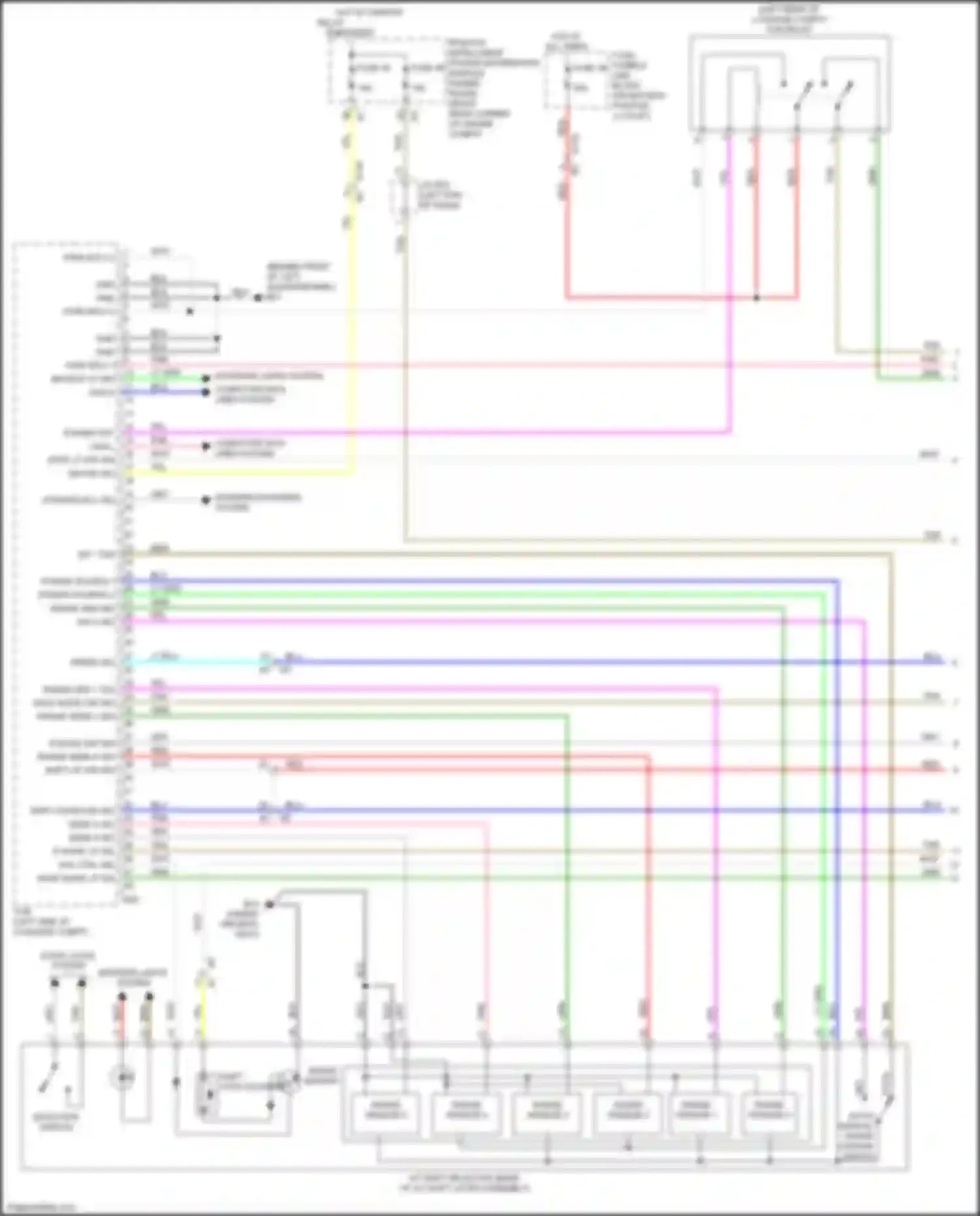 Wiring diagram ign sw sig for Nissan GT-R I facelift 3 (2016-2020) (1 of 1)