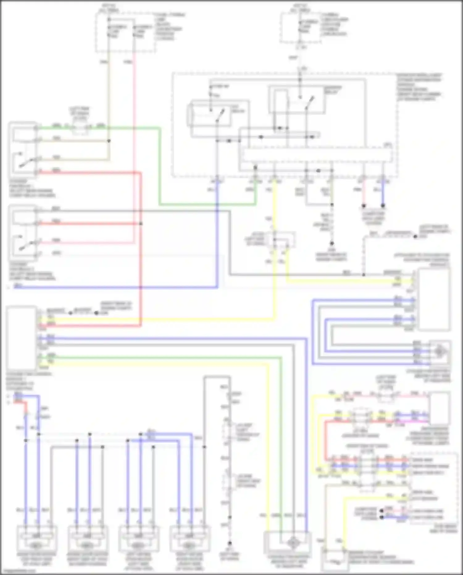 Wiring diagram red for Nissan GT-R I facelift 3 (2016-2020) (5 of 69)