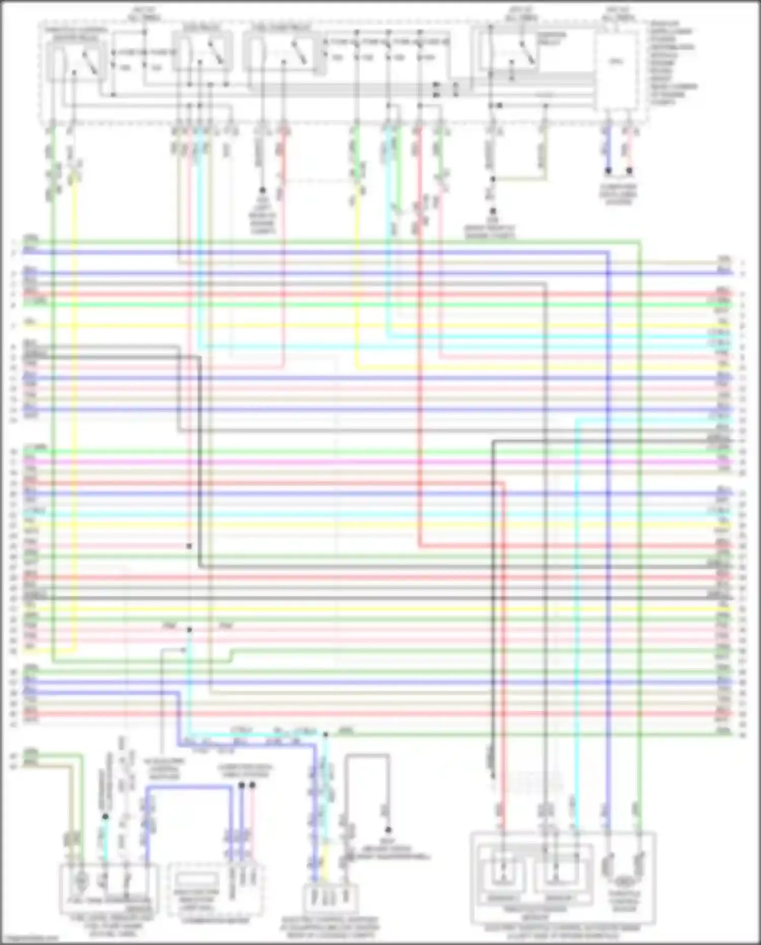 Wiring diagram red for Nissan GT-R I facelift 3 (2016-2020) (64 of 69)
