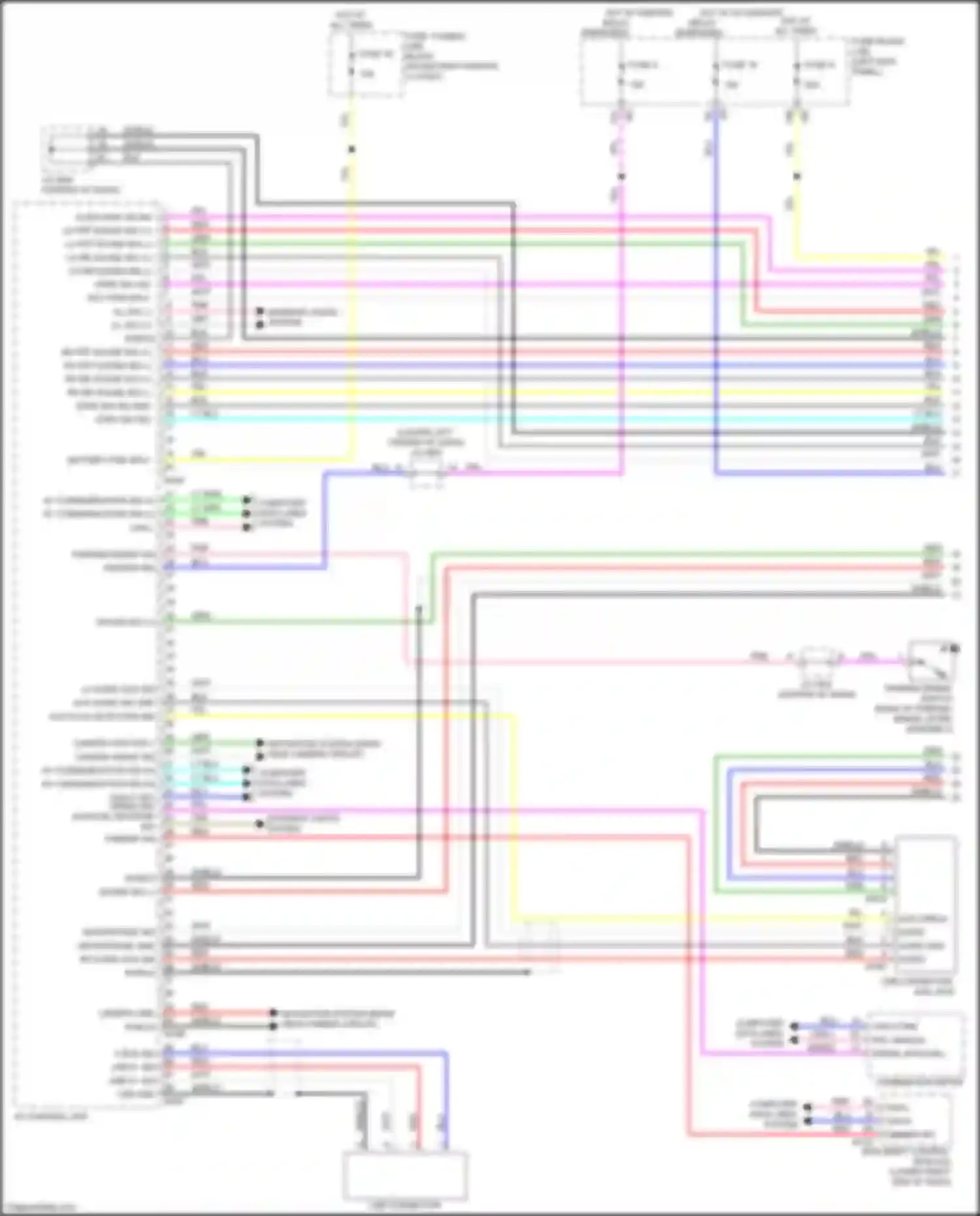 Wiring diagram strg sw sig b for Nissan GT-R I facelift 3 (2016-2020) (1 of 4)