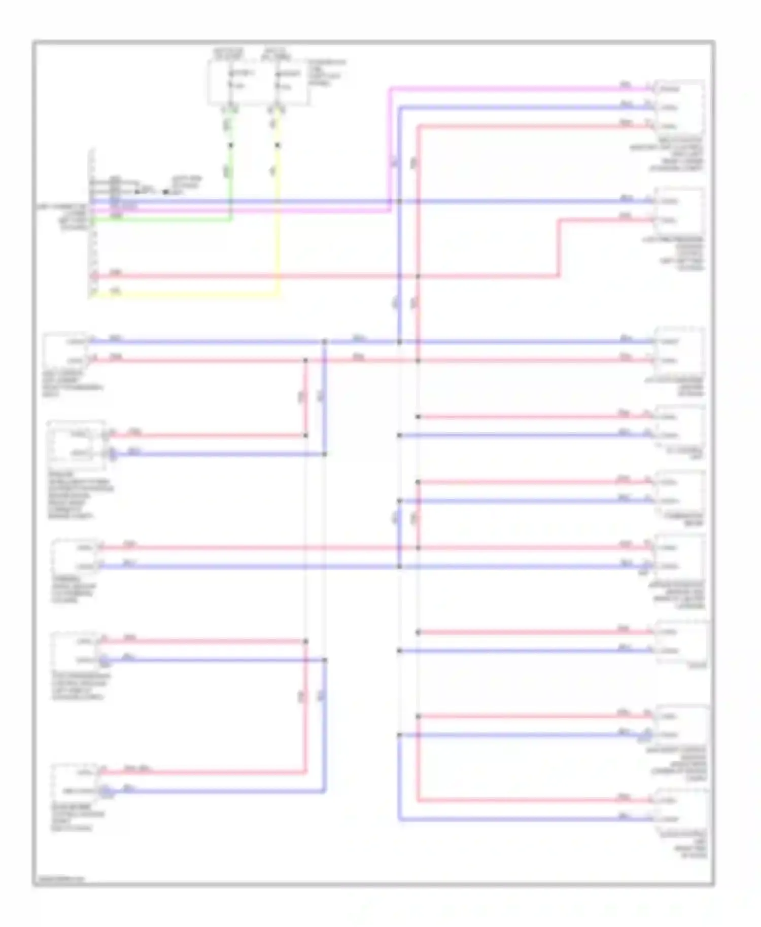 GT-R Nissan I (2007-2011): Computer data lines circuit
