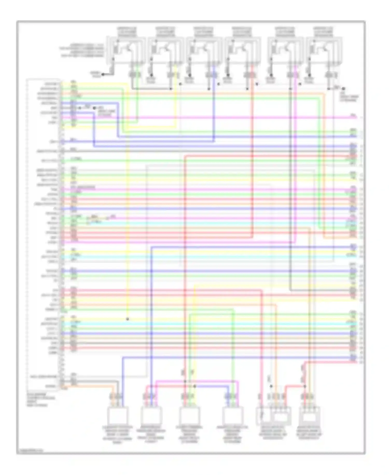 GT-R Nissan I (2007-2011): Wiring diagram engine performance 3.8l (1 of 5)