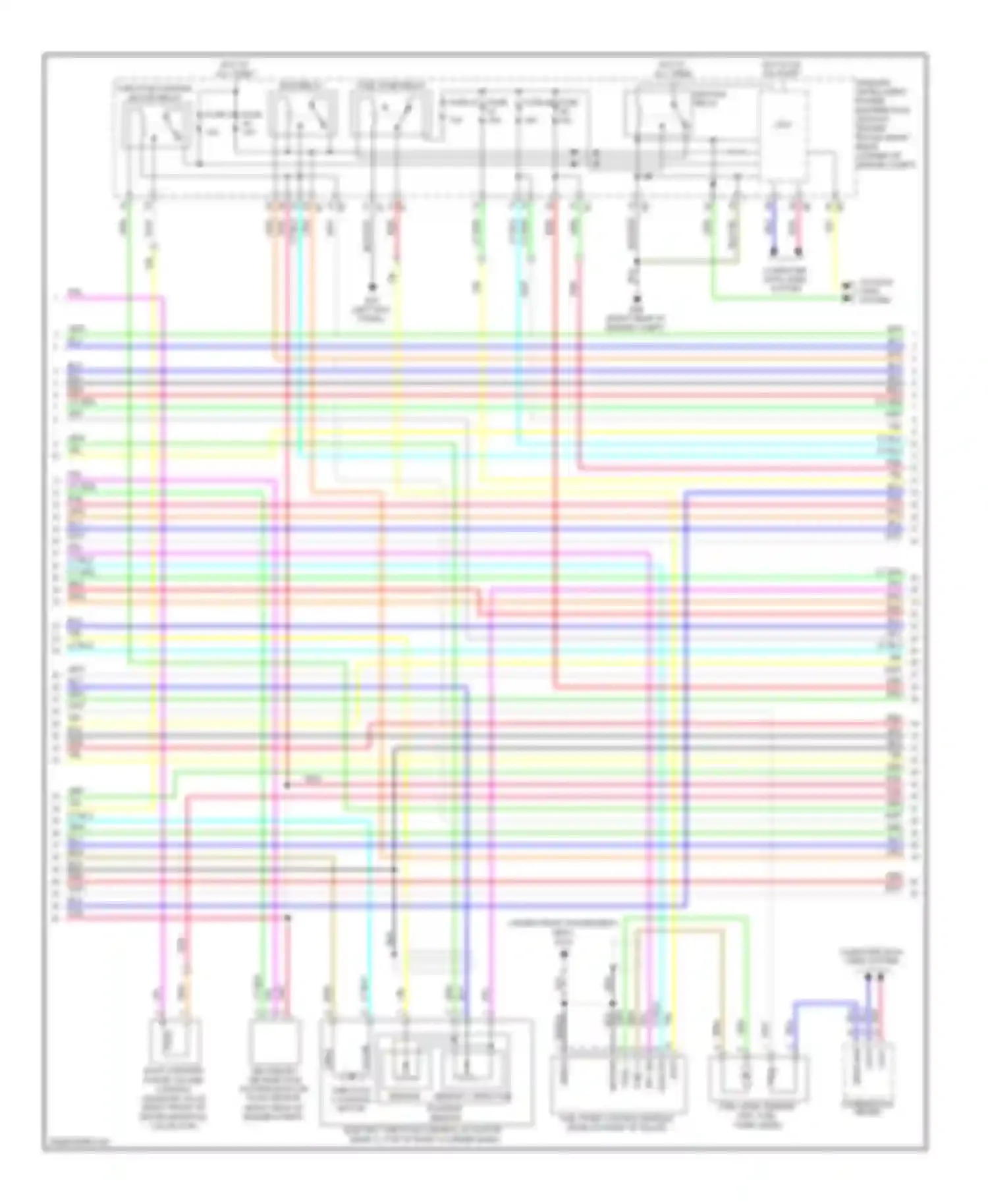 GT-R Nissan I (2007-2011): Wiring diagram engine performance 3.8l (2 of 5)