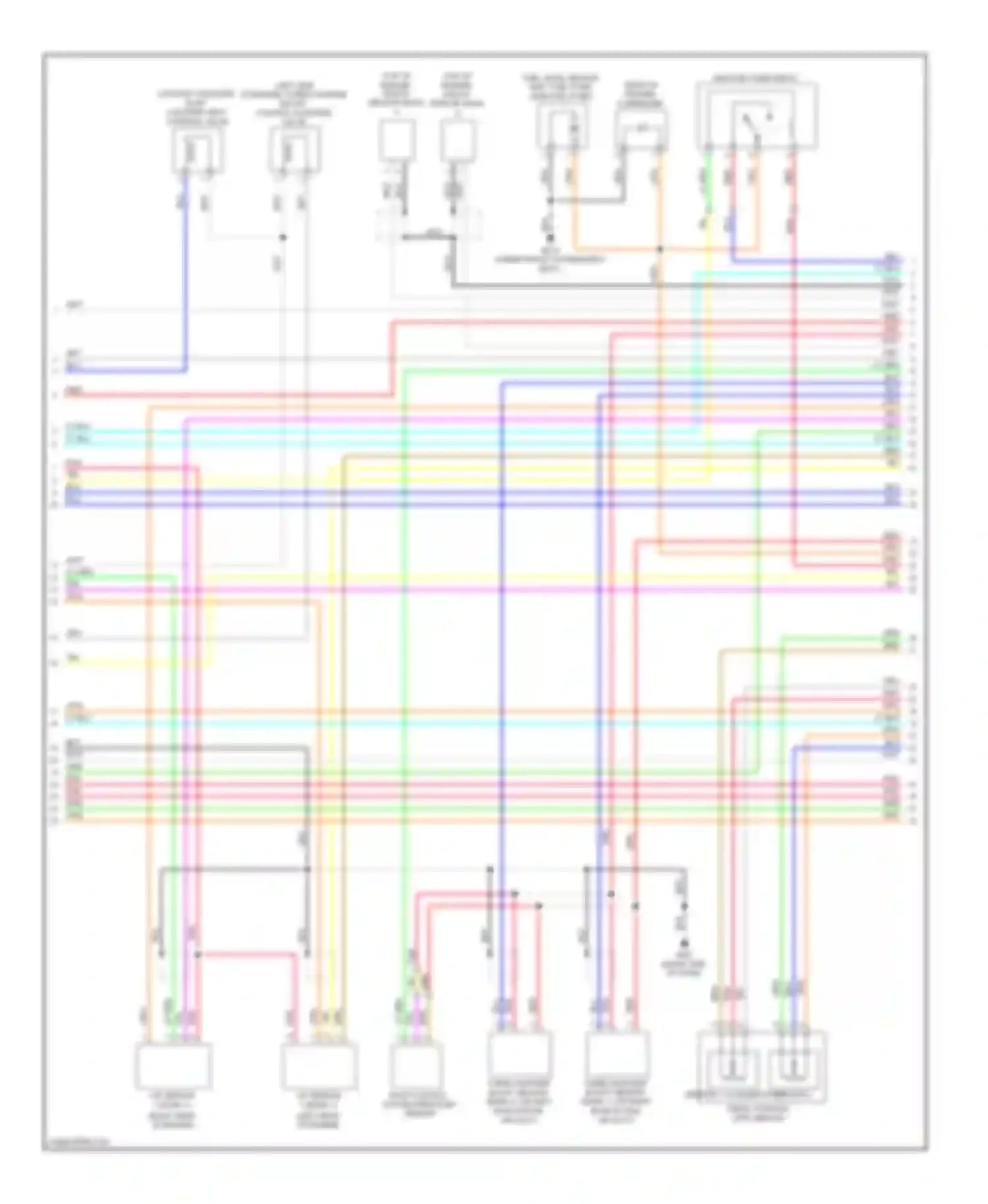 GT-R Nissan I (2007-2011): Wiring diagram engine performance 3.8l (4 of 5)