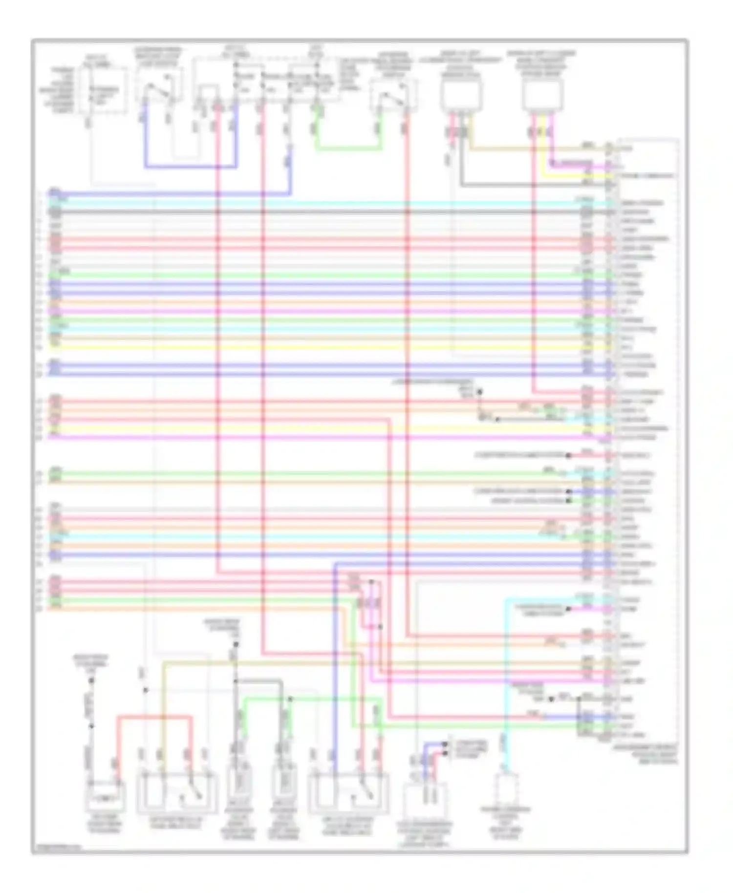 GT-R Nissan I (2007-2011): Wiring diagram engine performance 3.8l (5 of 5)