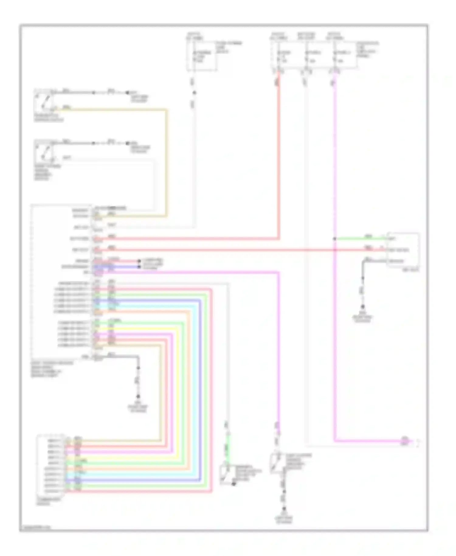 GT-R Nissan I (2007-2011): Headlights circuit, with drl (1 of 2)