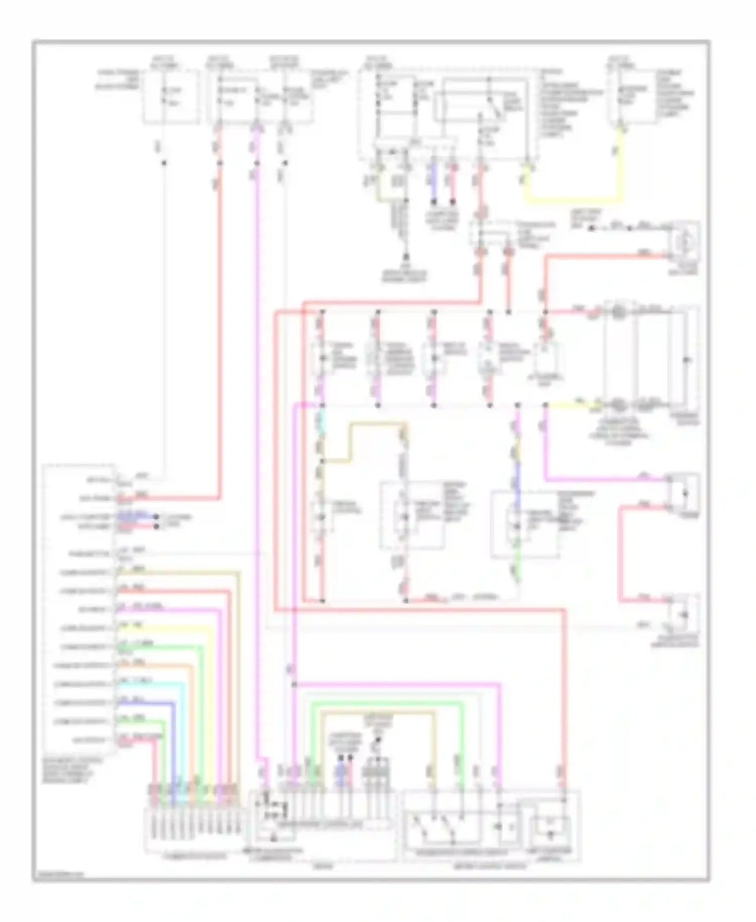 GT-R Nissan I (2007-2011): Instrument illumination circuit