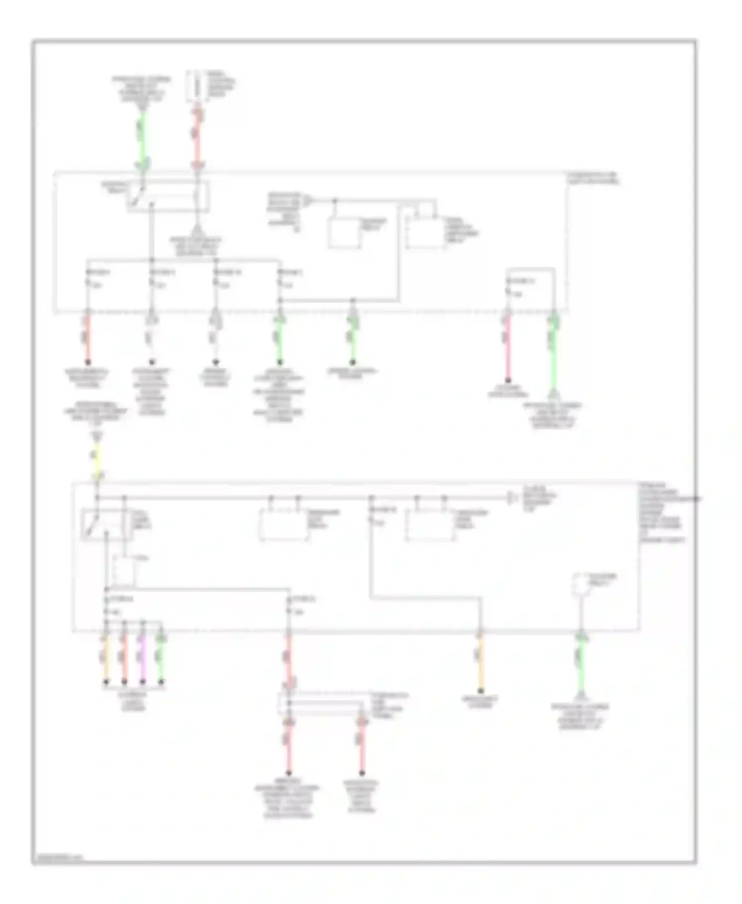 GT-R Nissan I (2007-2011): Power distribution circuit (2 of 3)