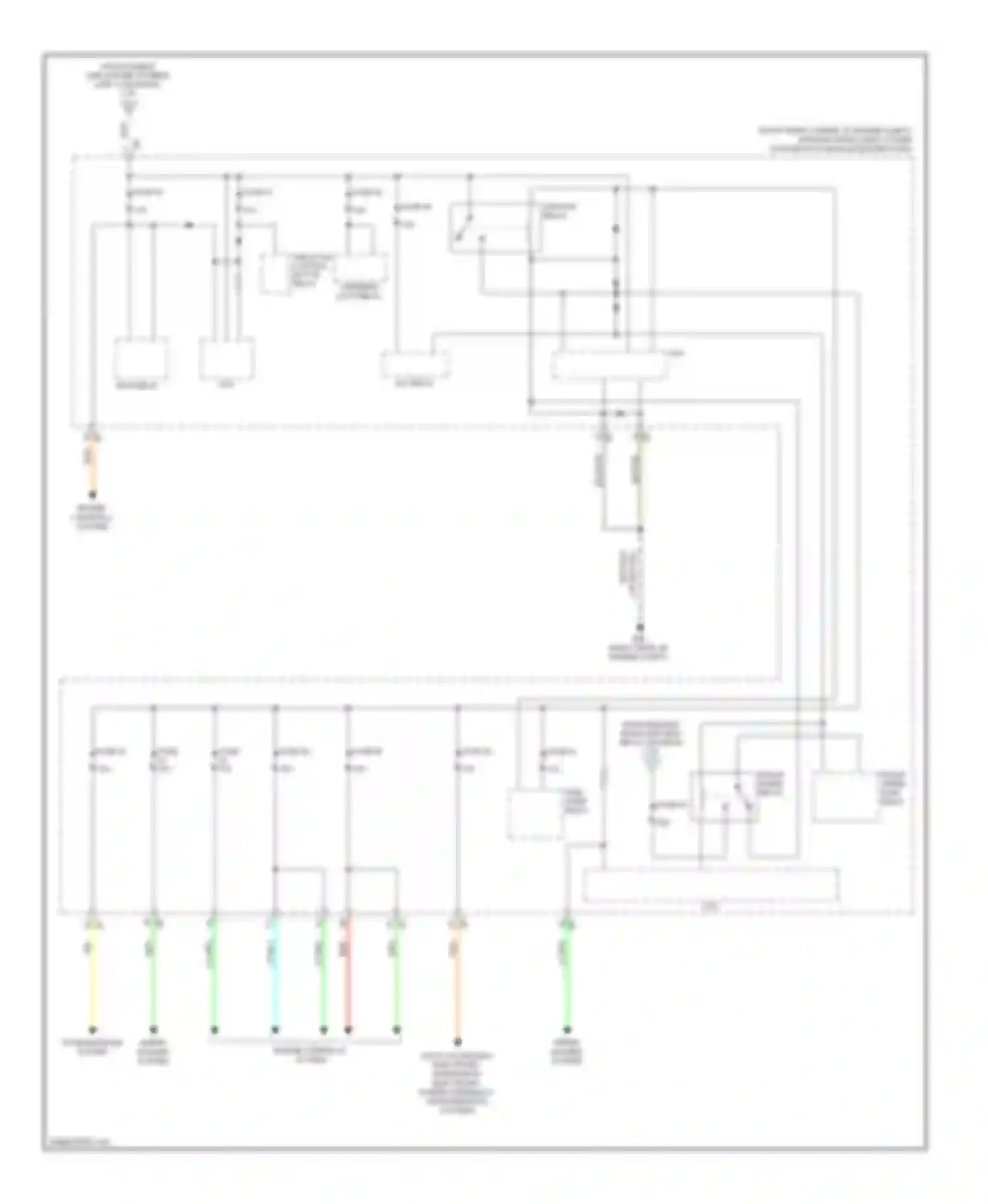 GT-R Nissan I (2007-2011): Power distribution circuit (3 of 3)