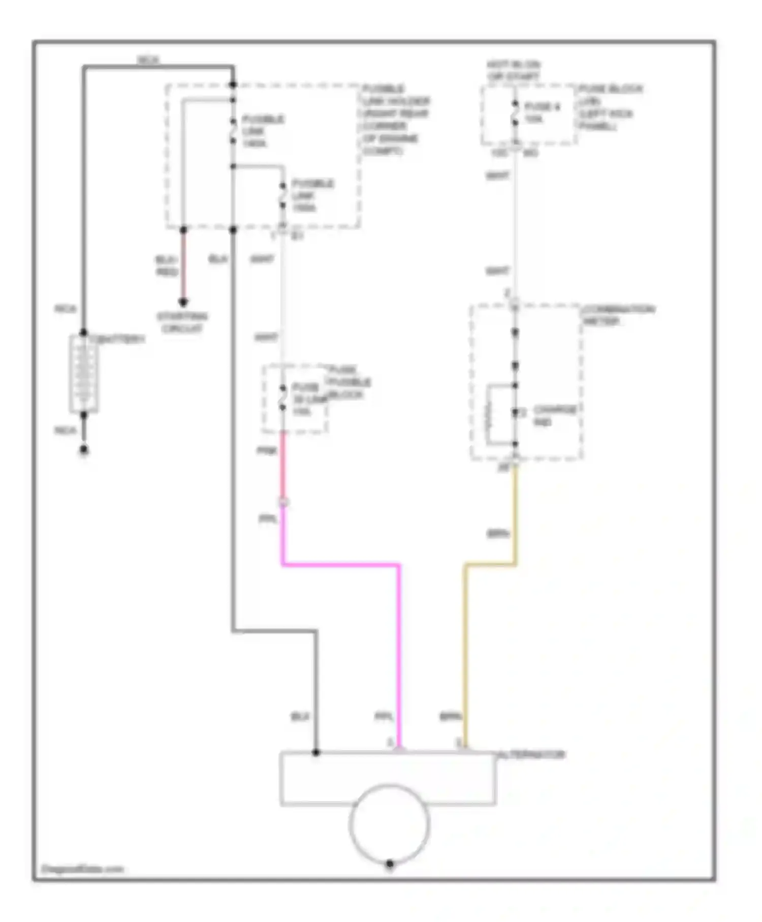 GT-R Nissan I (2007-2011): Charging circuit