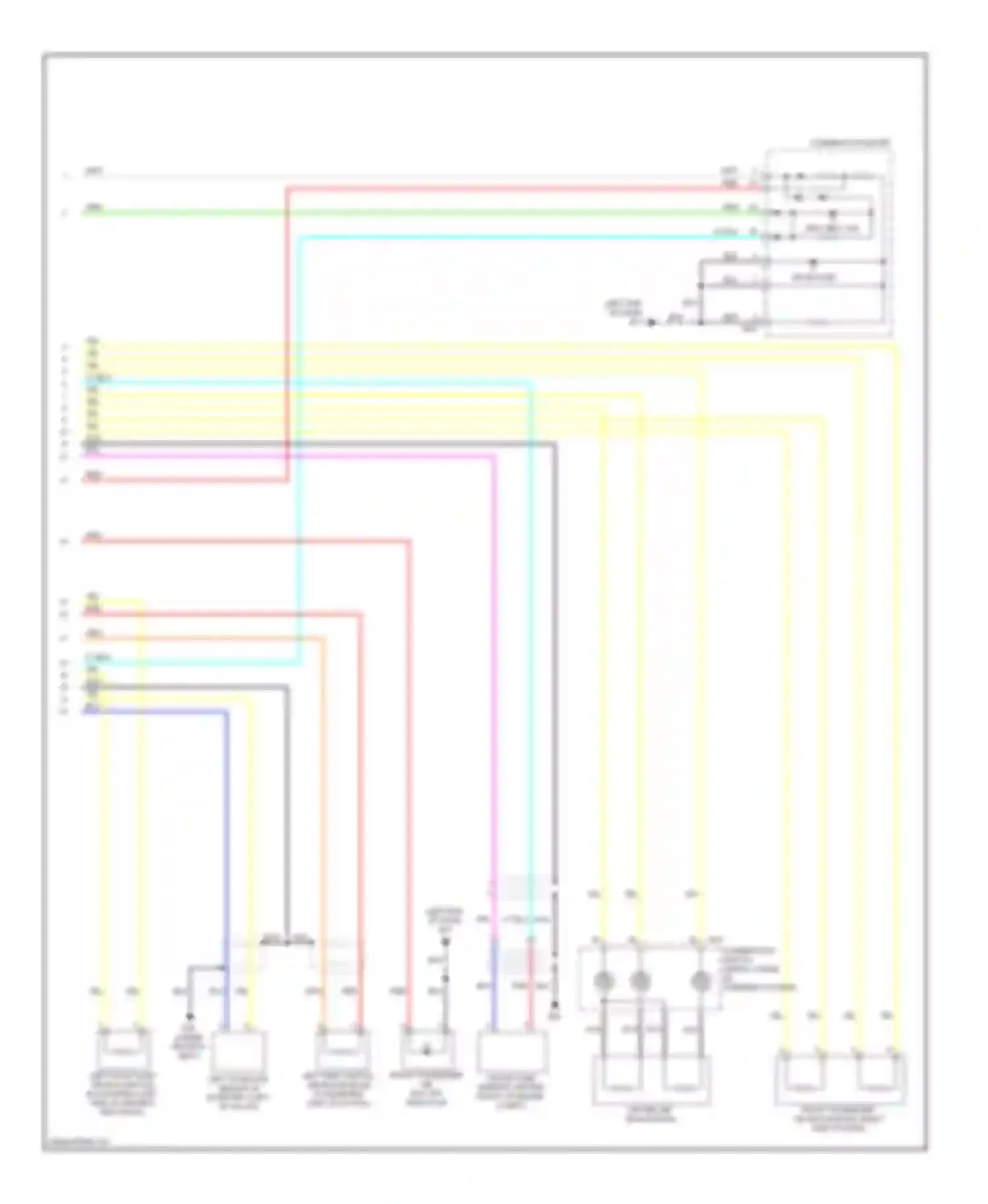 GT-R Nissan I (2007-2011): Supplemental restraints circuit (2 of 2)