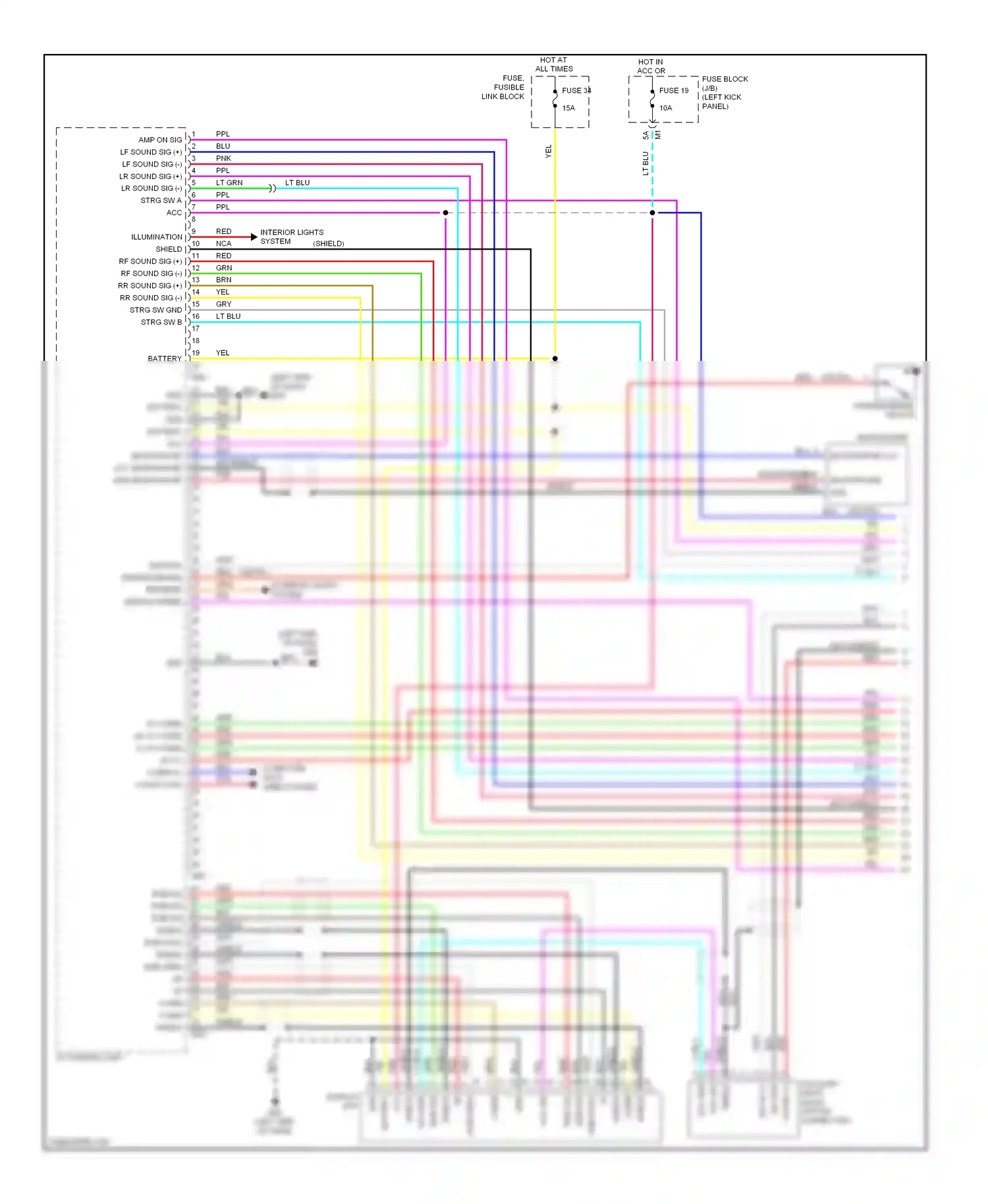 Wiring diagram computer data lines system pnk for Nissan GT-R I (2007-2011) (2 of 4)