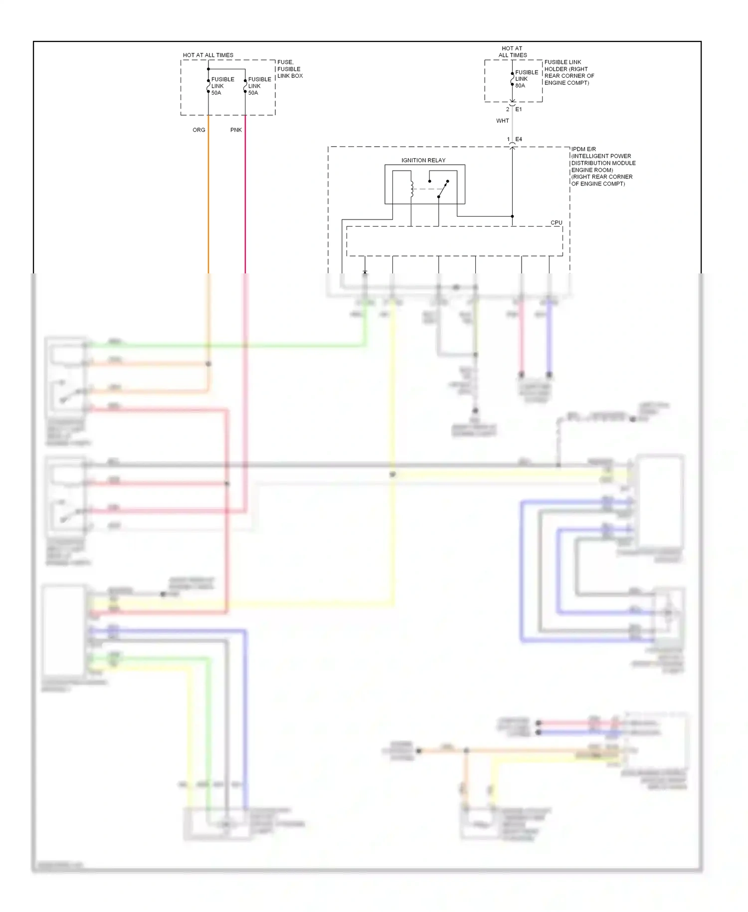 Wiring diagram computer data lines system for Nissan GT-R I (2007-2011) (8 of 37)