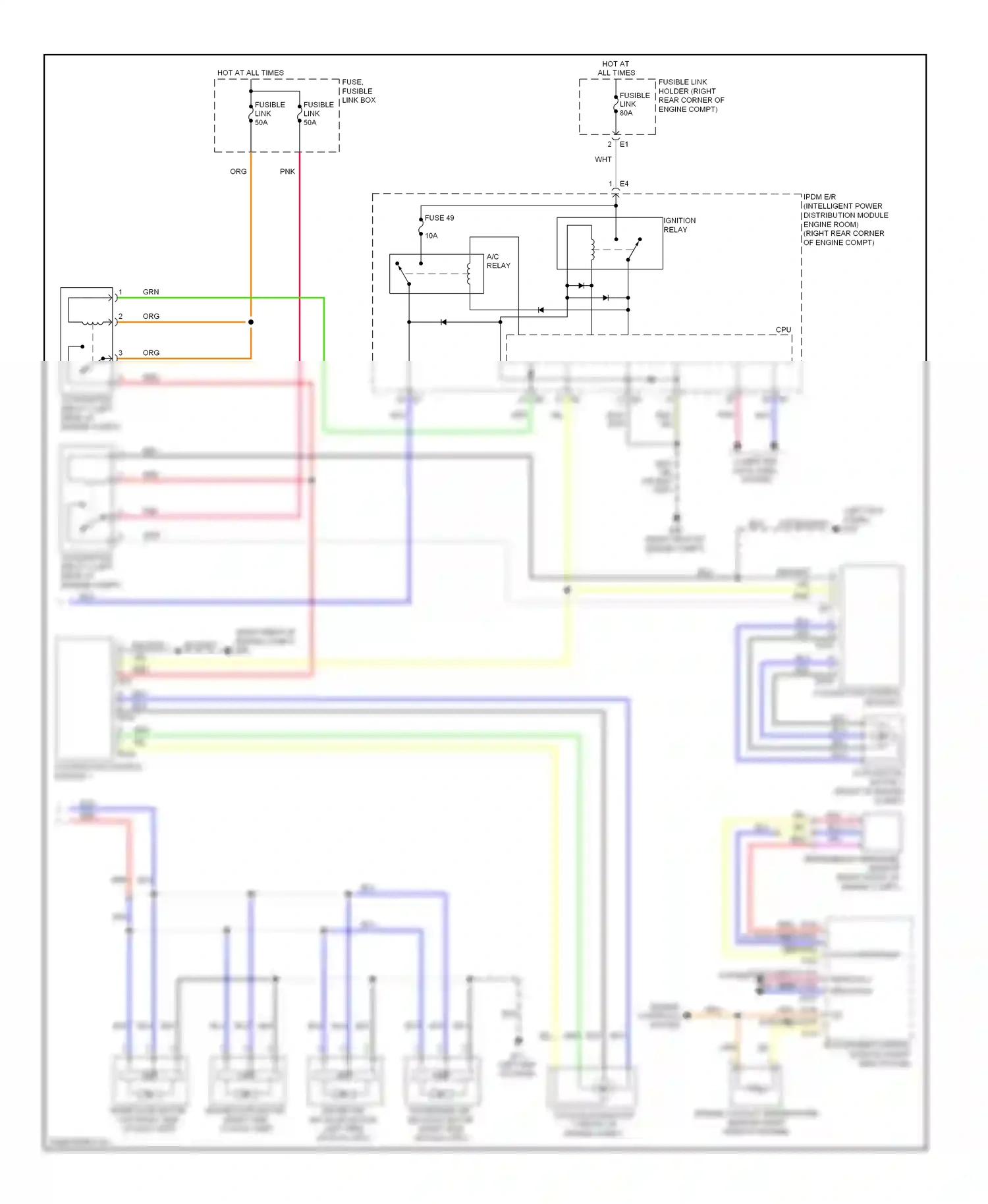 Wiring diagram computer data lines system for Nissan GT-R I (2007-2011) (6 of 37)