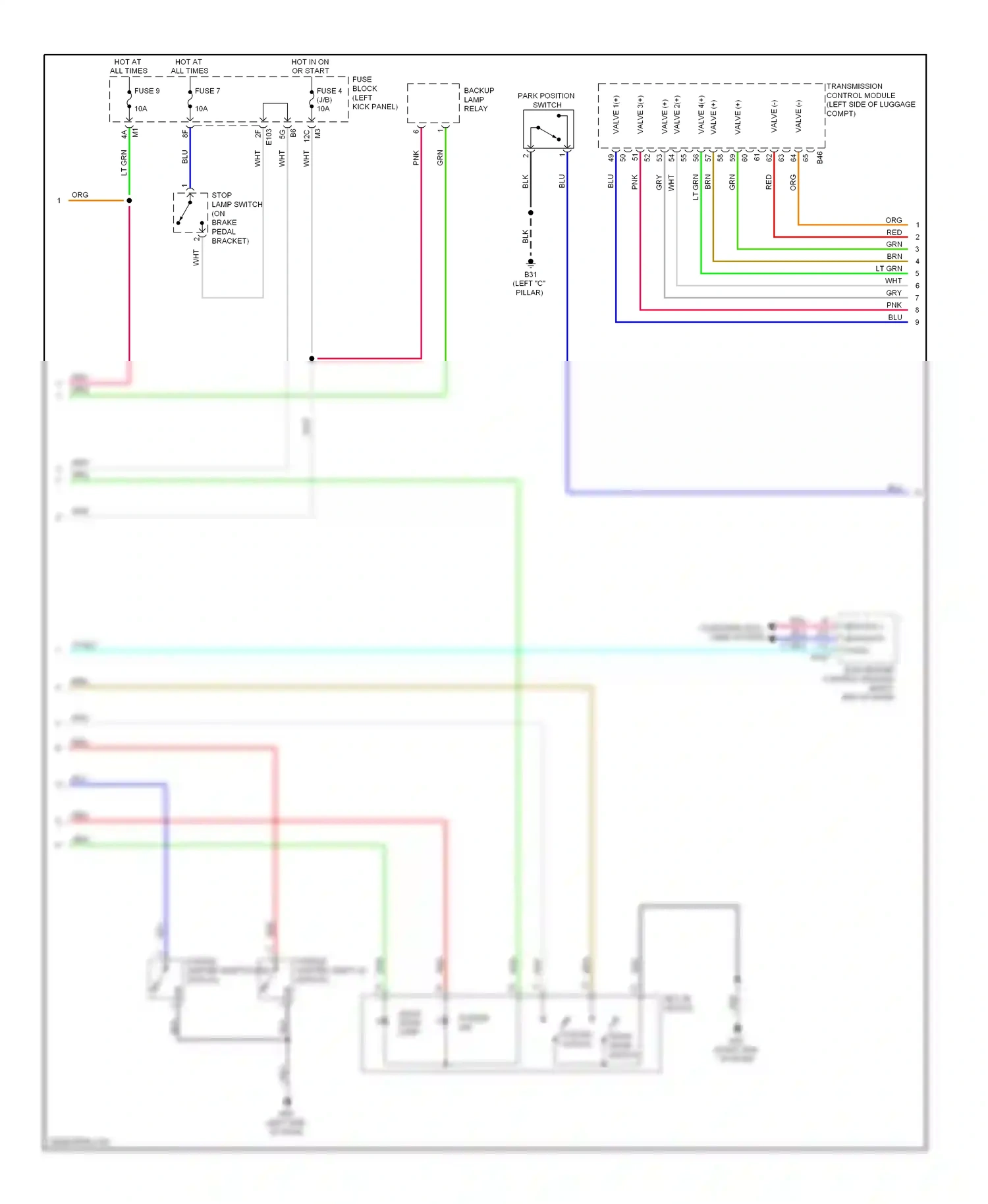 Wiring diagram computer data lines system for Nissan GT-R I (2007-2011) (32 of 37)