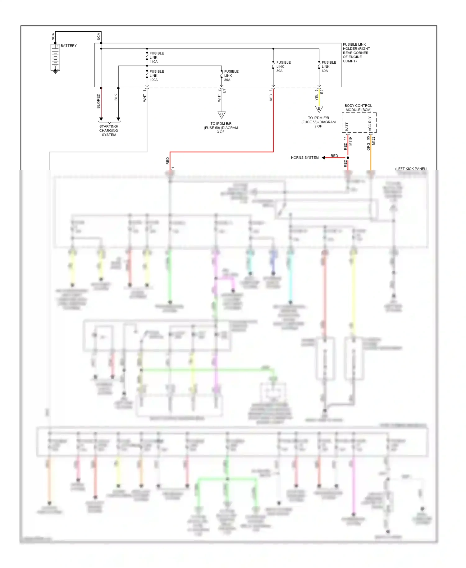 Wiring diagram console power socket instrument power socket for Nissan GT-R I (2007-2011) (1 of 1)