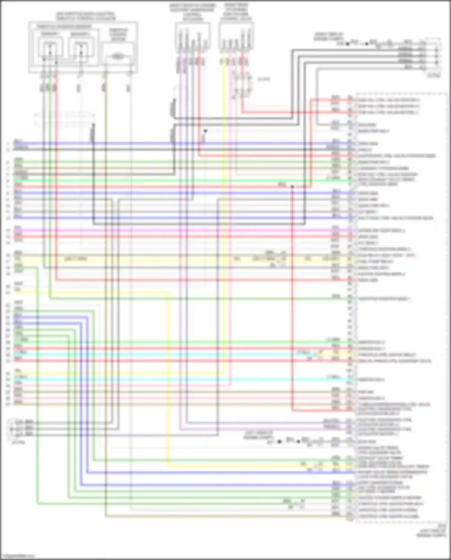 Juke Nissan I facelift (2014-2019): Wiring diagram engine performance 1.6l turbo, except nismo (6 of 6)