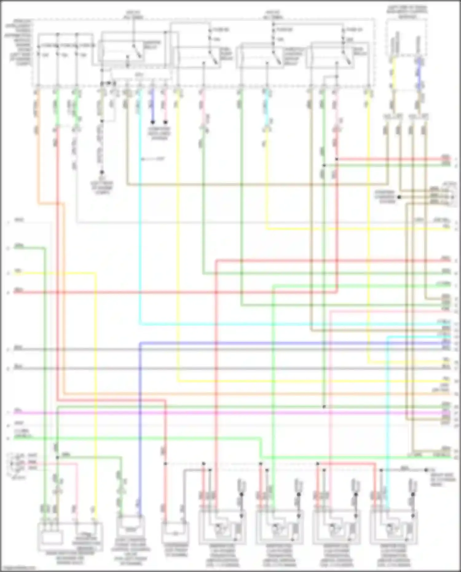 Juke Nissan I facelift (2014-2019): Wiring diagram engine performance 1.6l turbo, nismo (2 of 5)
