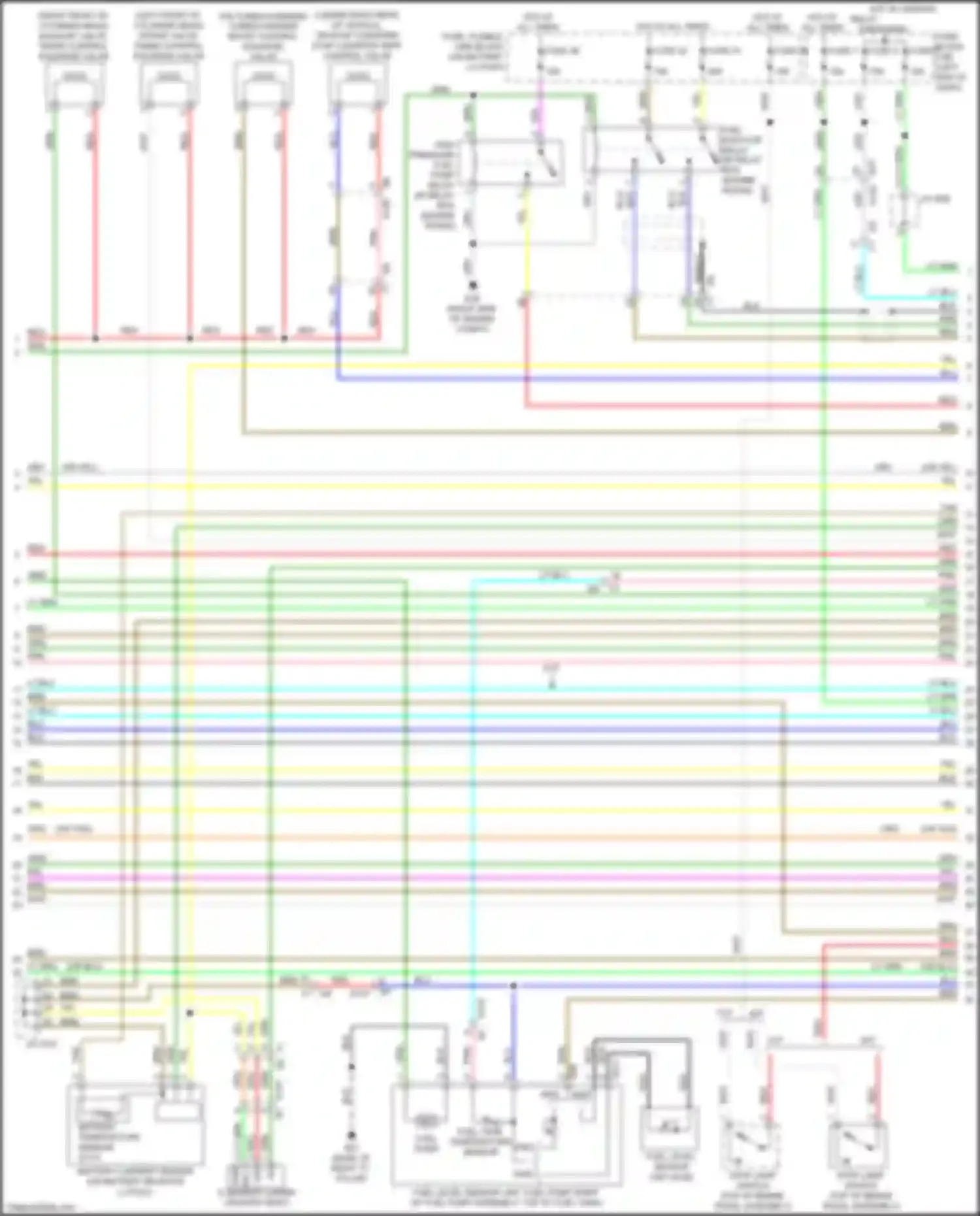Juke Nissan I facelift (2014-2019): Wiring diagram engine performance 1.6l turbo, nismo (3 of 5)