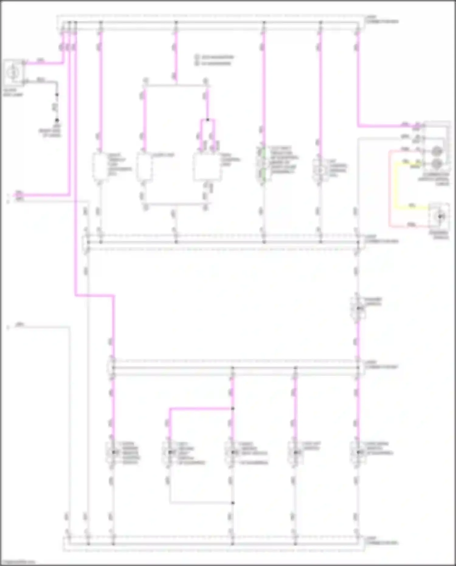 Juke Nissan I facelift (2014-2019): Instrument illumination circuit (2 of 2)