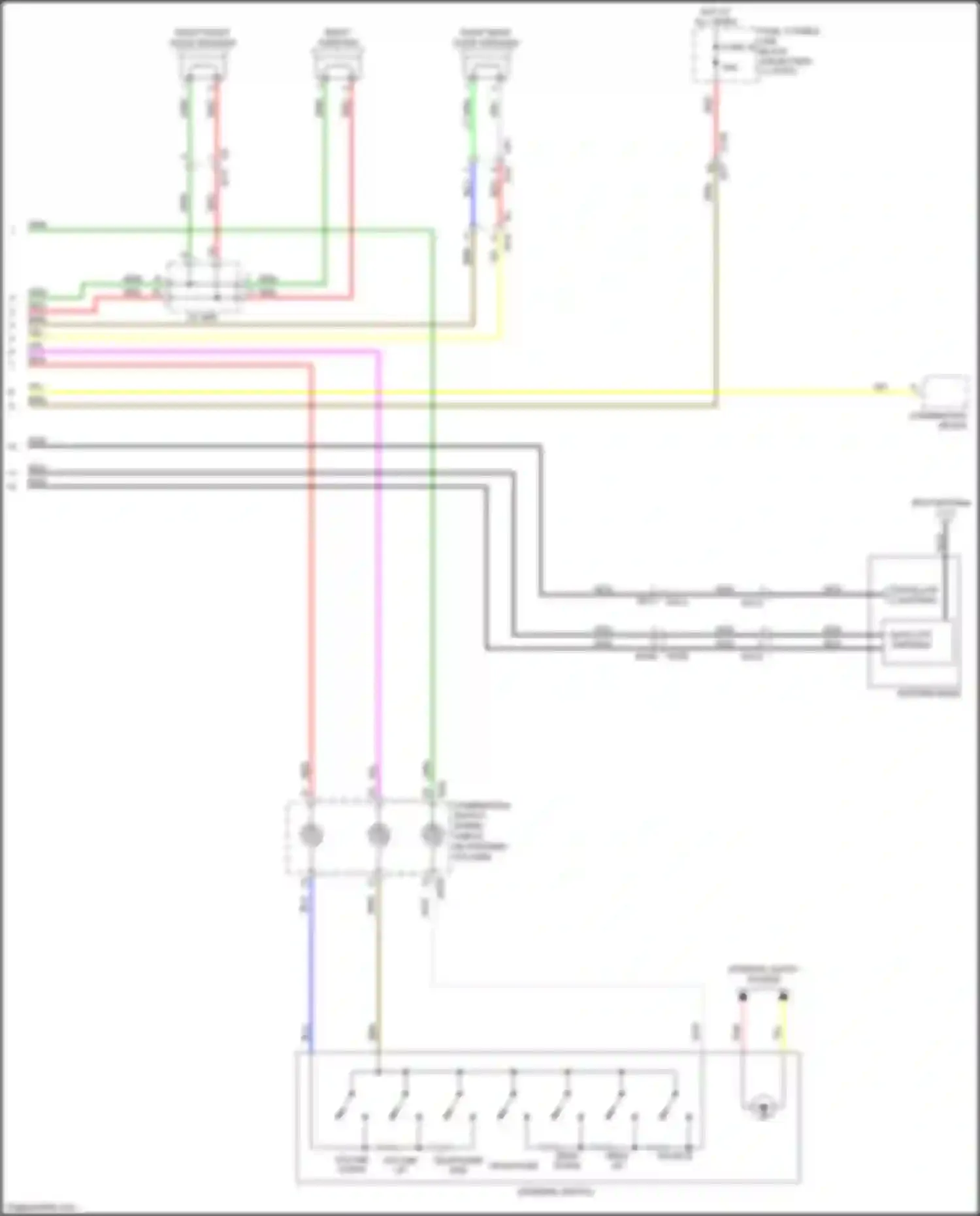 Juke Nissan I facelift (2014-2019): Radio circuit, w/o navigation (2 of 2)