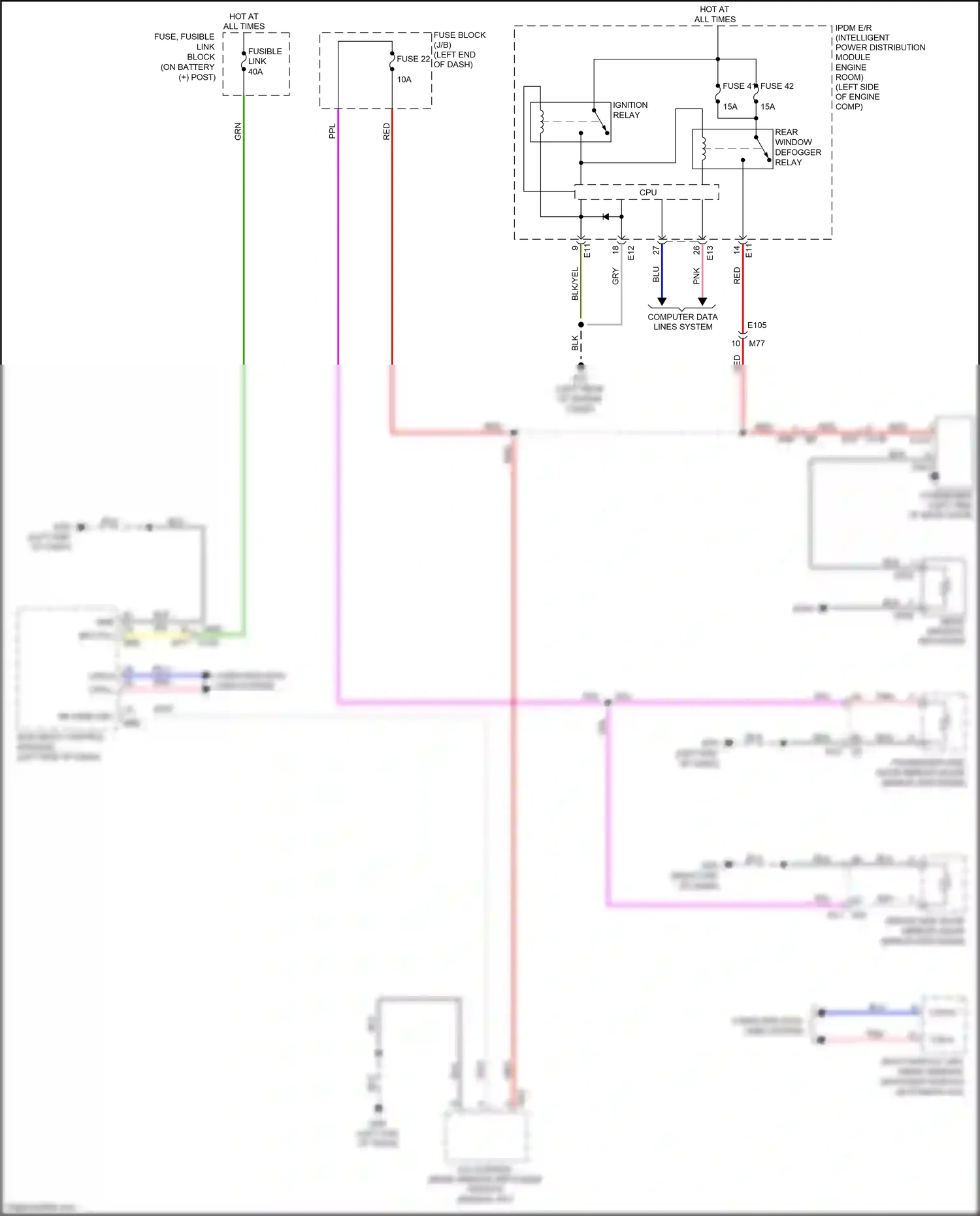 Wiring diagram blk for Nissan Juke I facelift (2014-2019) (37 of 70)