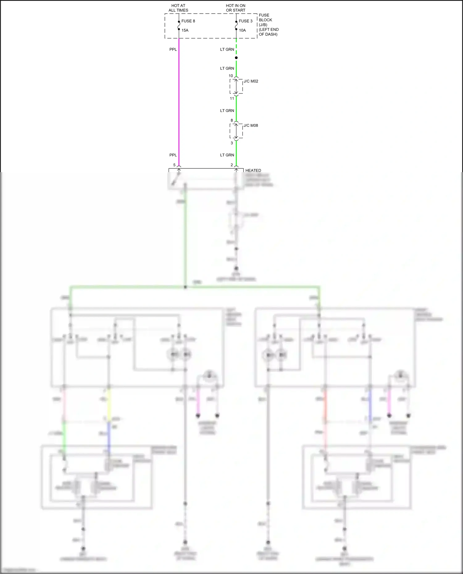 Wiring diagram blu for Nissan Juke I facelift (2014-2019) (19 of 68)