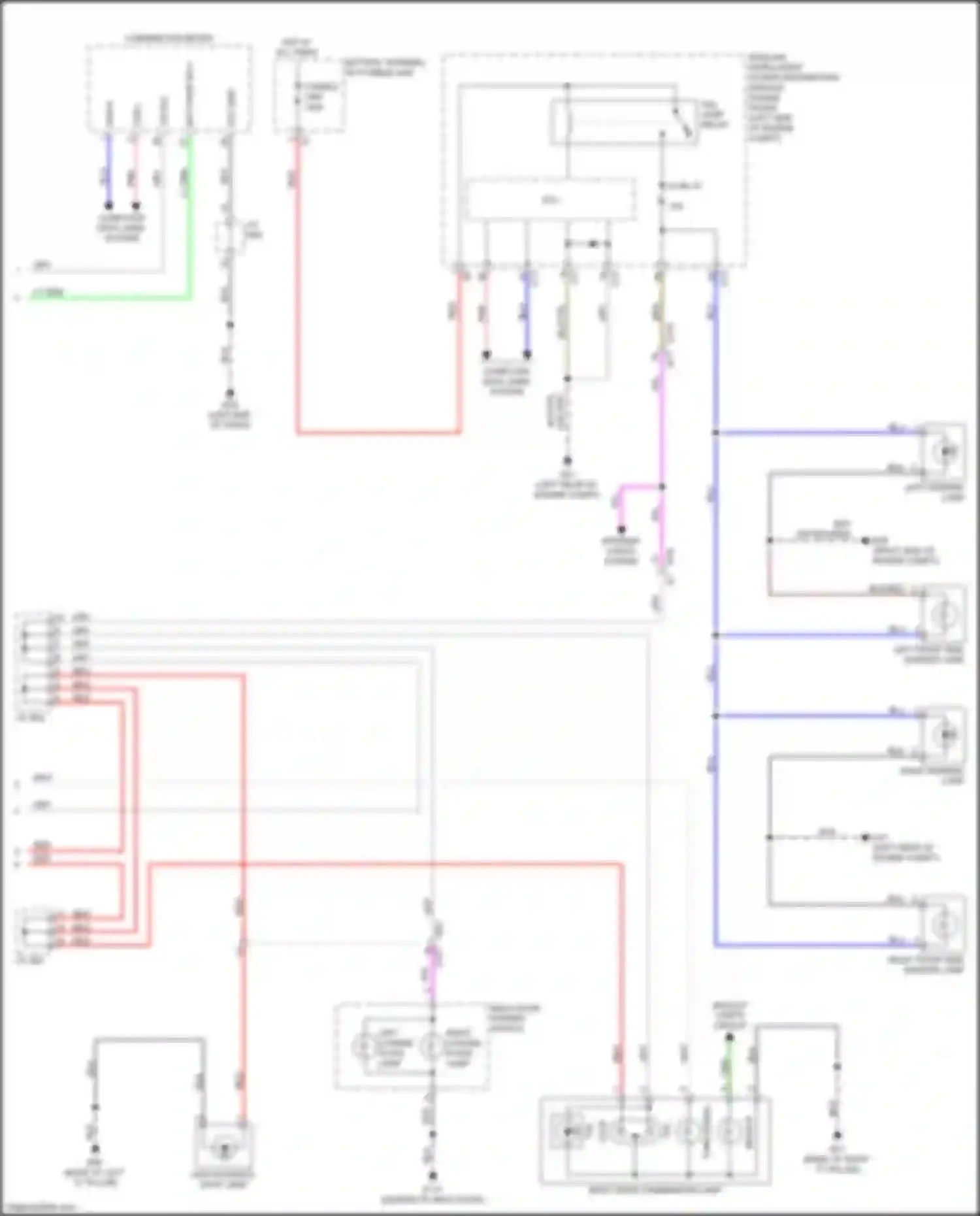 Wiring diagram computer data lines system for Nissan Juke I facelift (2014-2019) (14 of 47)