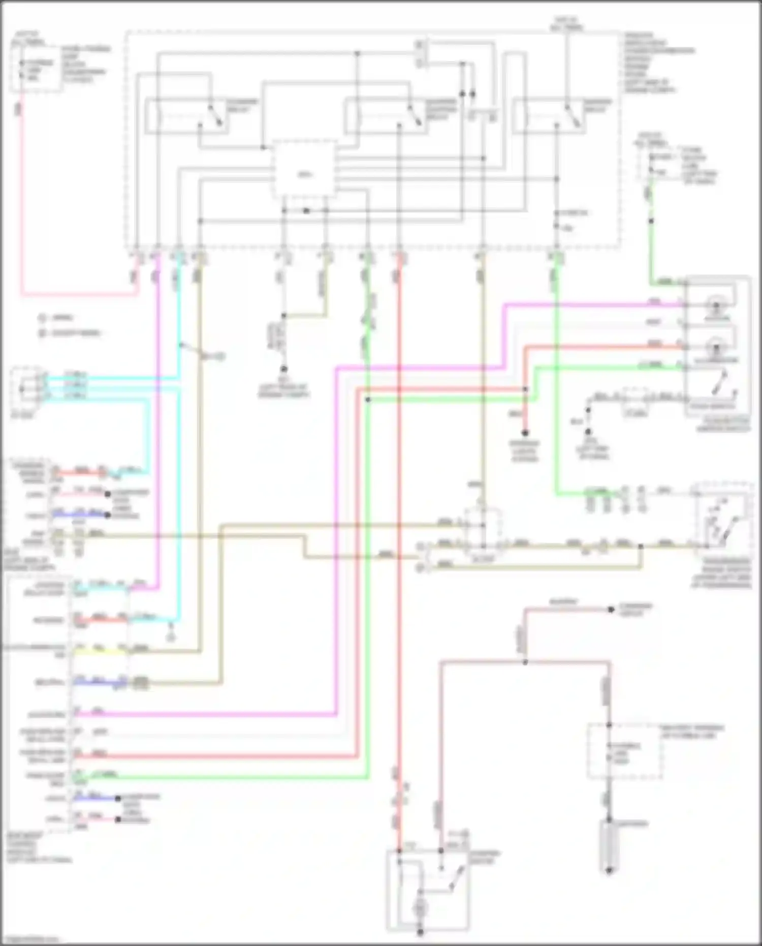 Wiring diagram computer data lines system for Nissan Juke I facelift (2014-2019) (29 of 47)